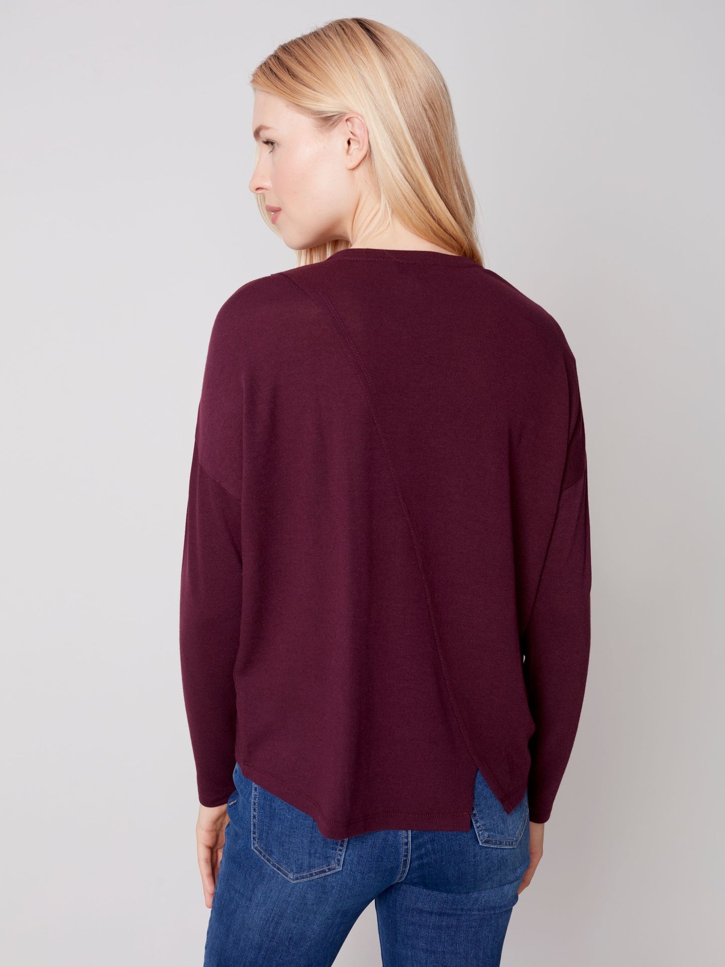 CB Asymetrical Knit Top