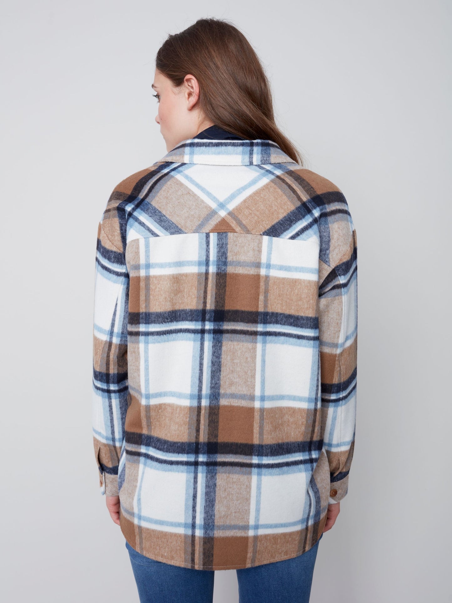 CB Plaid Flannel Shirt Jacket