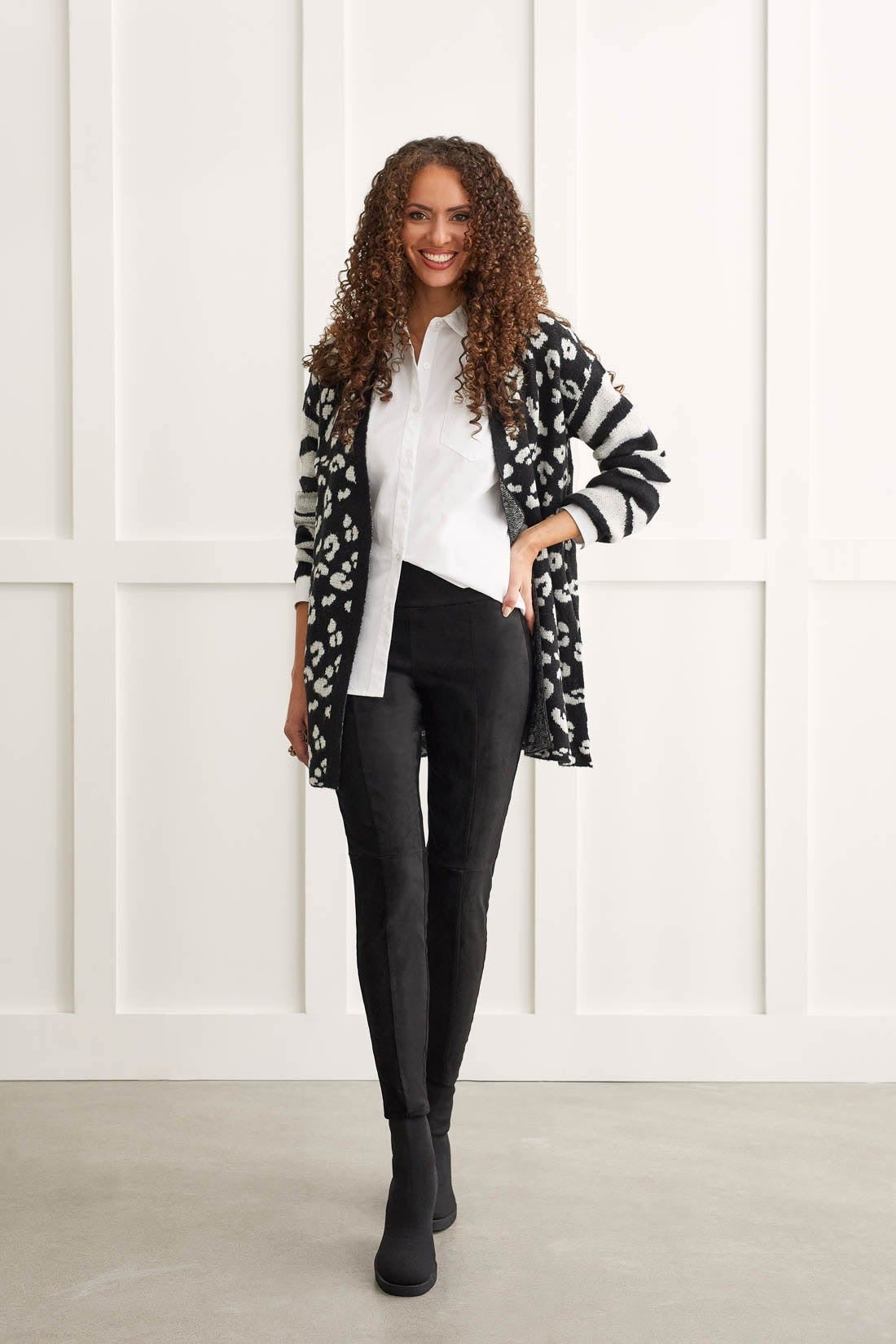 TB Faux Suede Leggings