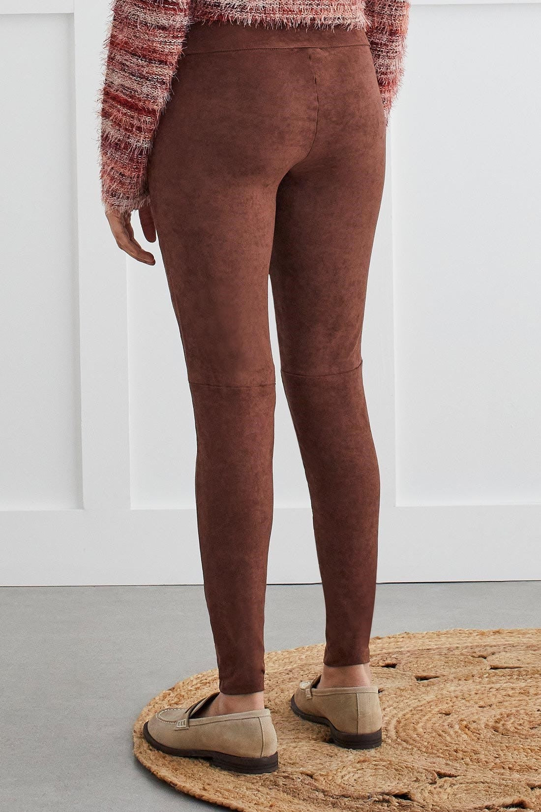 TB Faux Suede Leggings