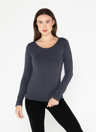 CCT Bamboo scoop neck Long Sle