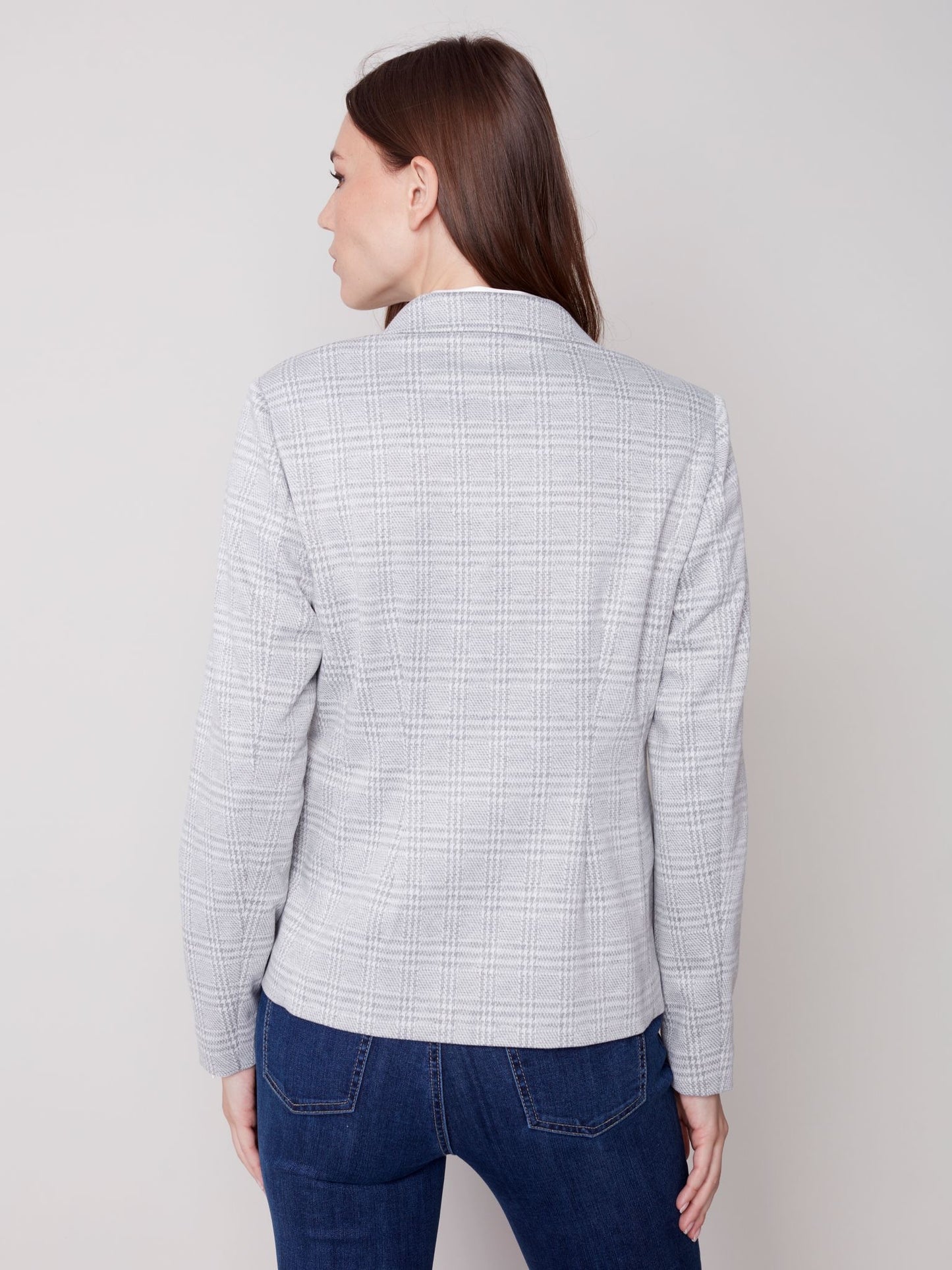 CB Printed Yarn Dye Blazer