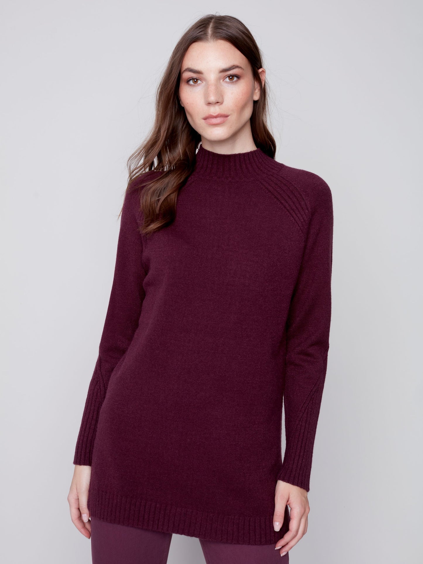 CB Mockneck Tunic Sweater
