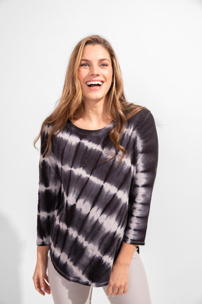 ESC Tie Die High Low Tee