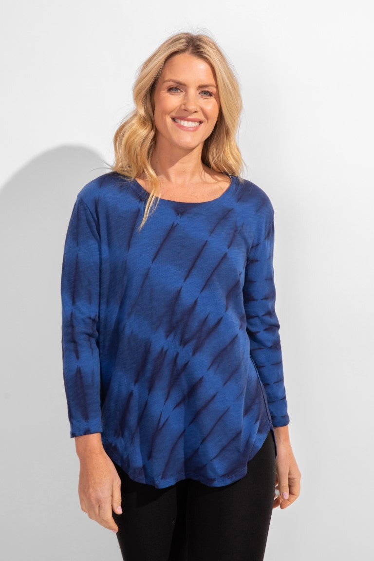 ESC Tie Die High Low Tee