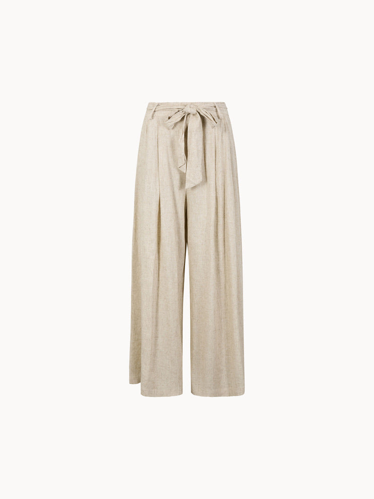 AP Wide Leg Linen Trouser