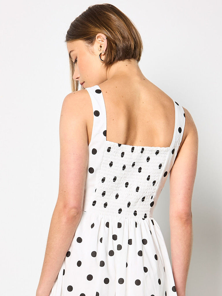 AP Polka Dot Midi Dress