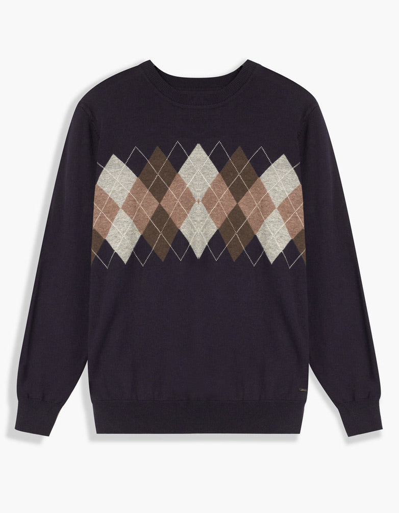 LS Sawyer Jacquard Crewneck