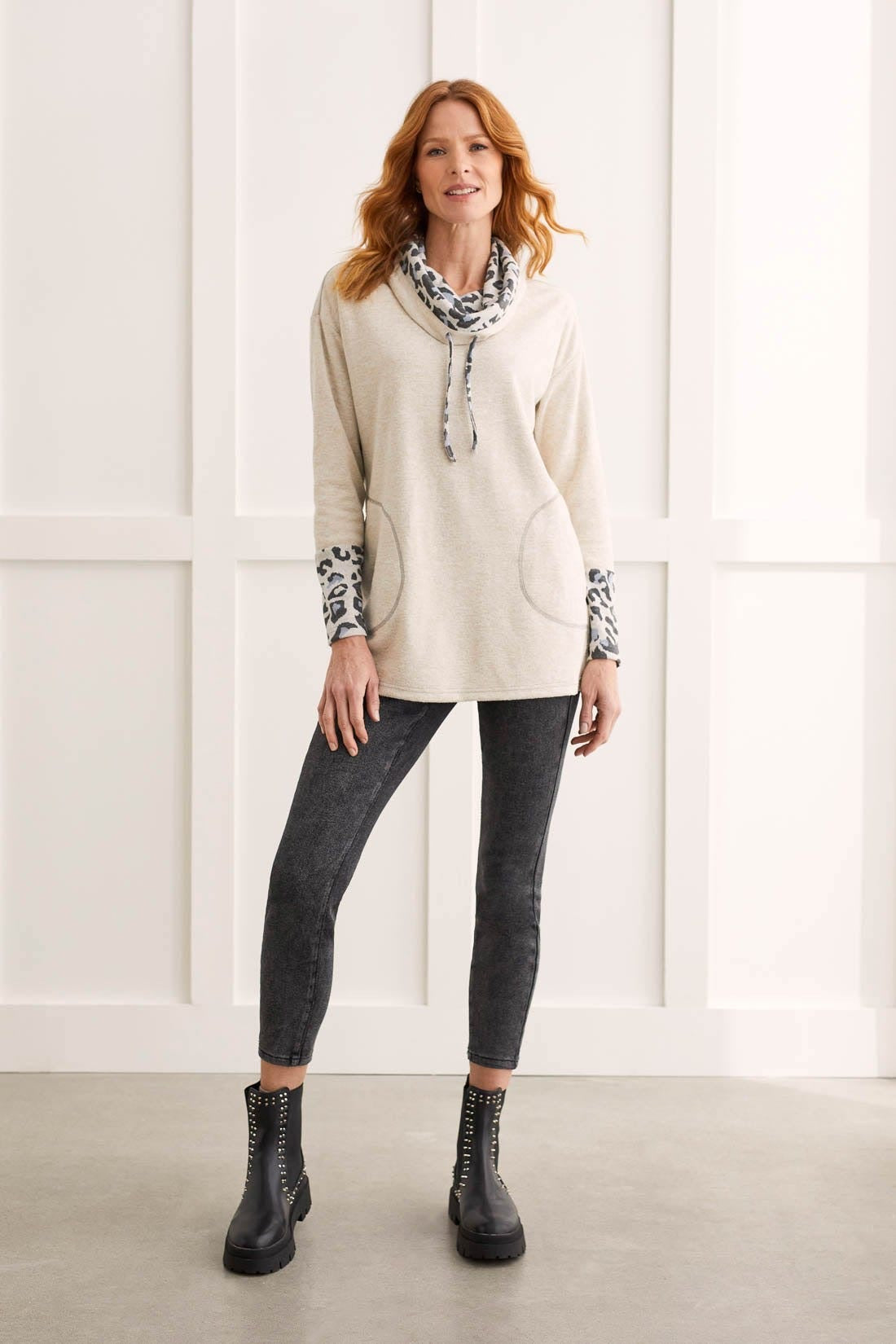 TB Cowlneck Tunic