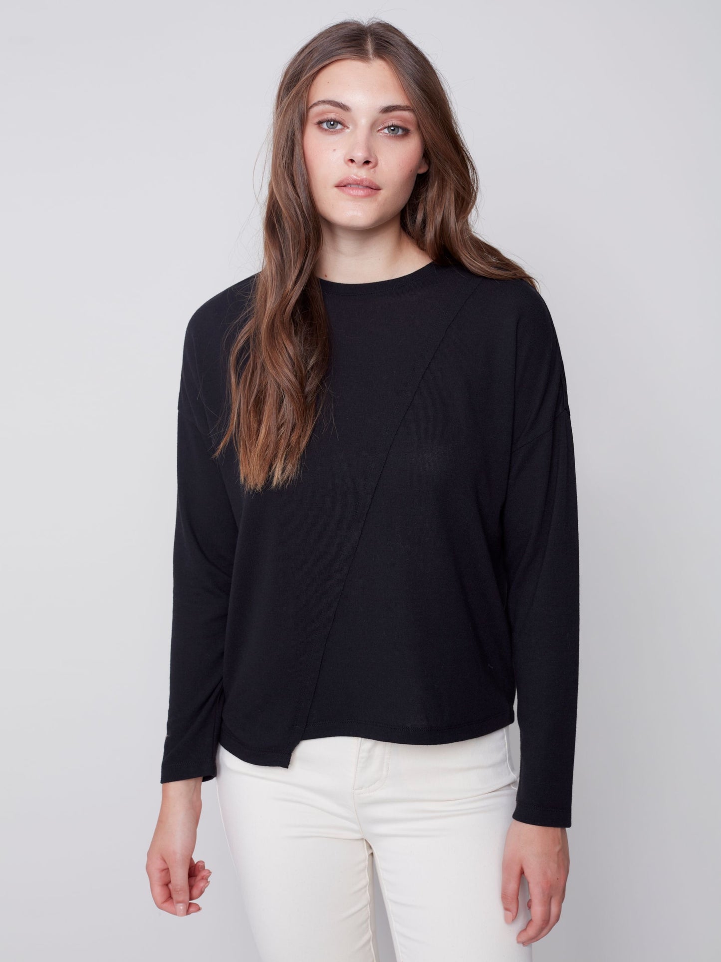 CB Asymetrical Knit Top