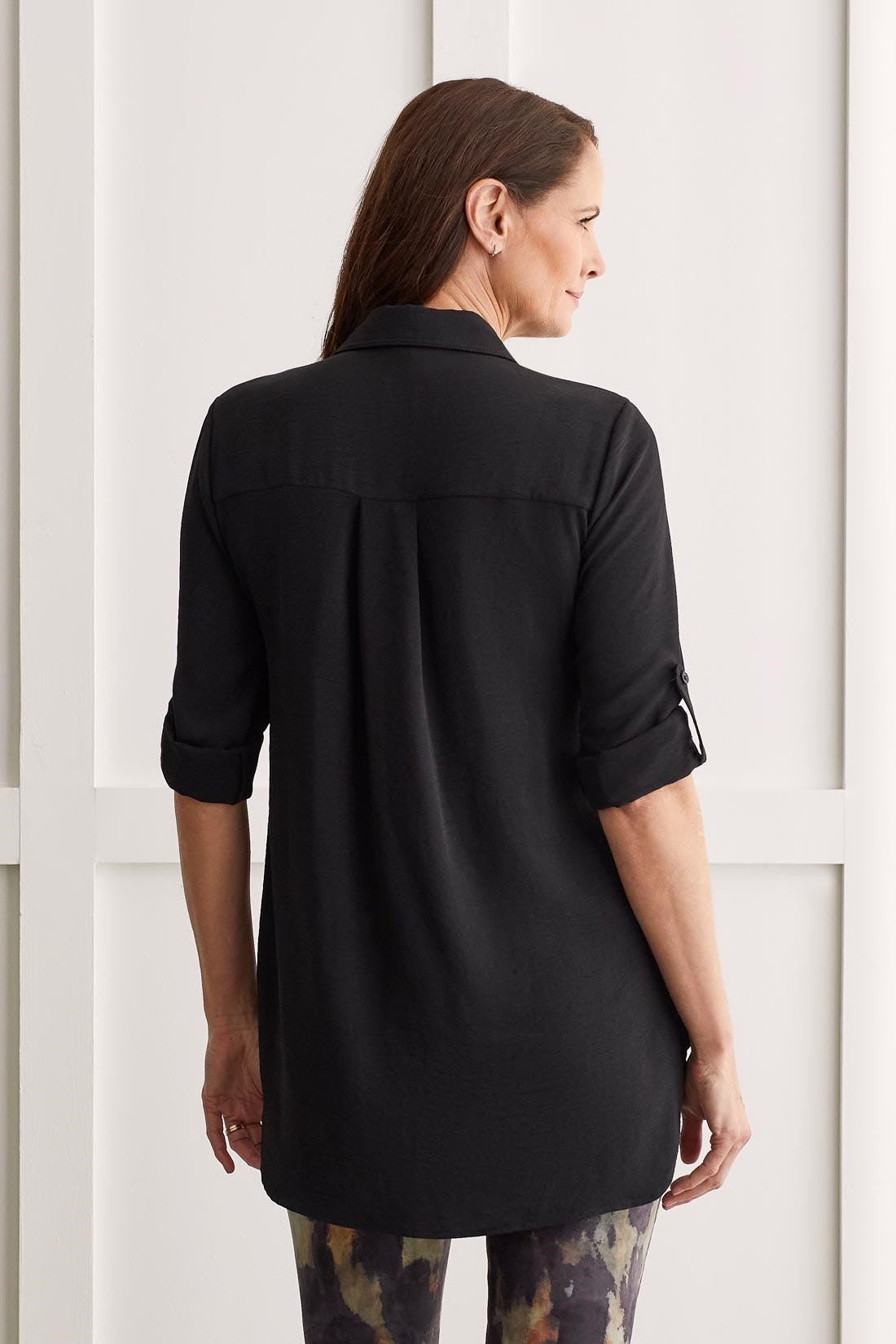 TB Roll-Up Slv Tunic Shirt