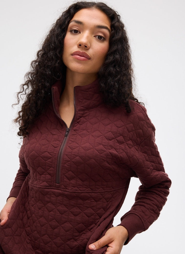 FIG FREYA 1/2 Quilted Sweater