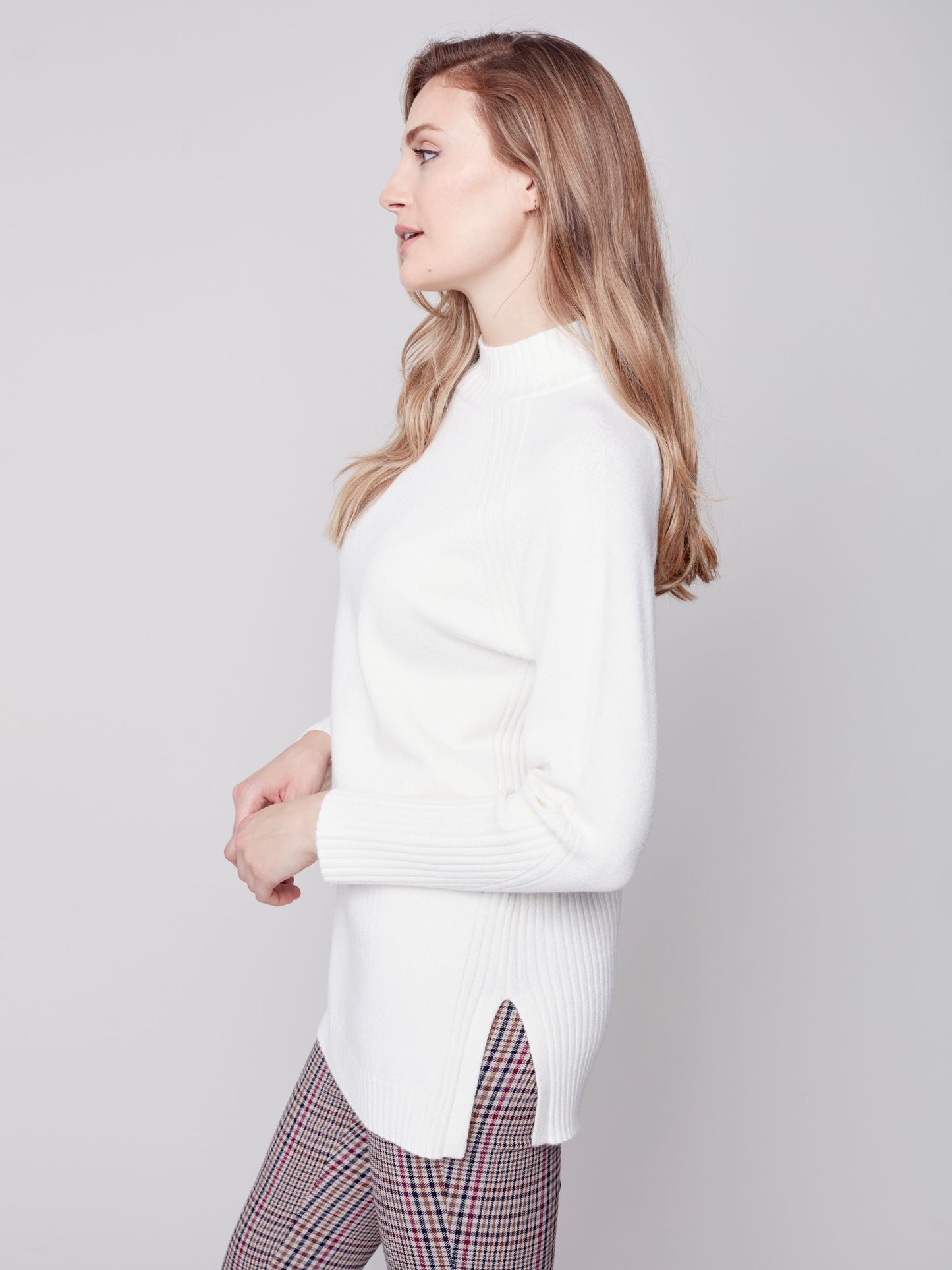 CB Mockneck Tunic Sweater