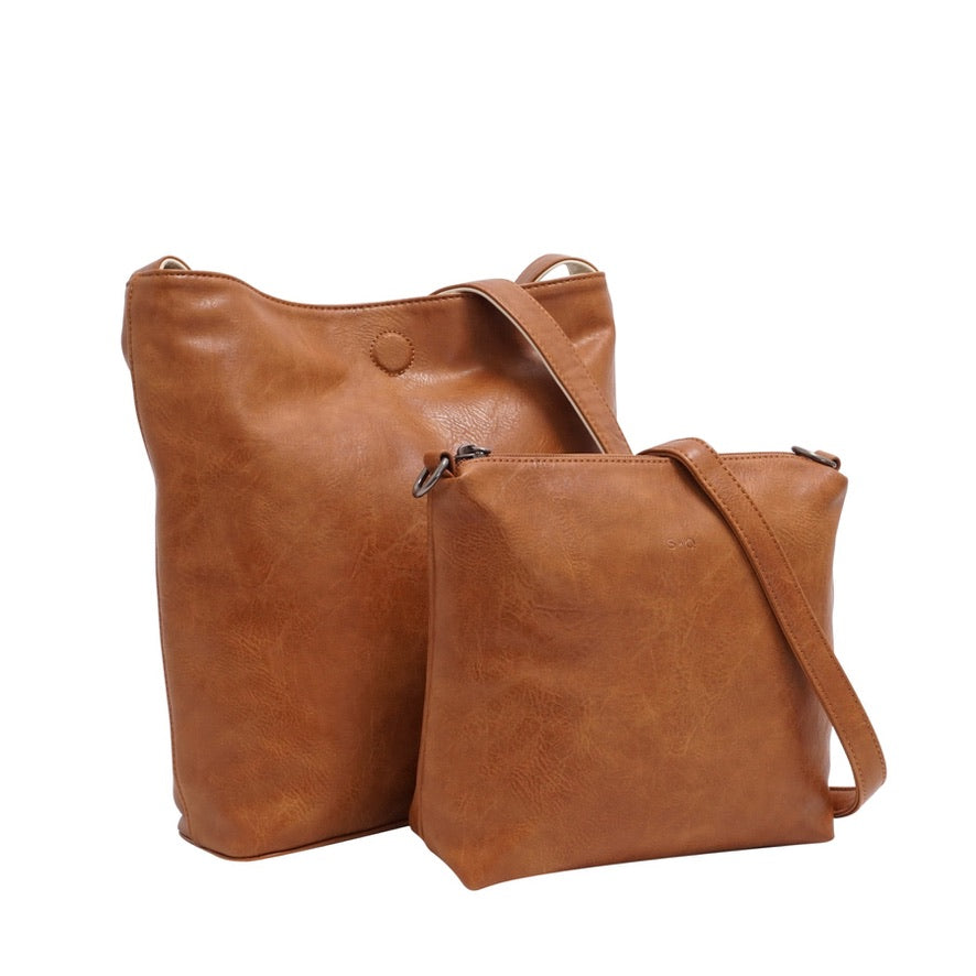 S-Q Freda 2in1 Reversable Hobo