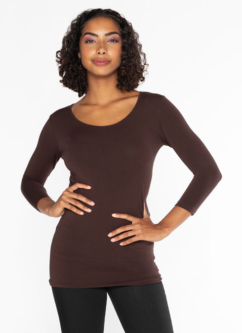 CCT Bamboo top 3/4 slv