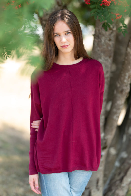 EV Dolman Crew Cashmer Blend