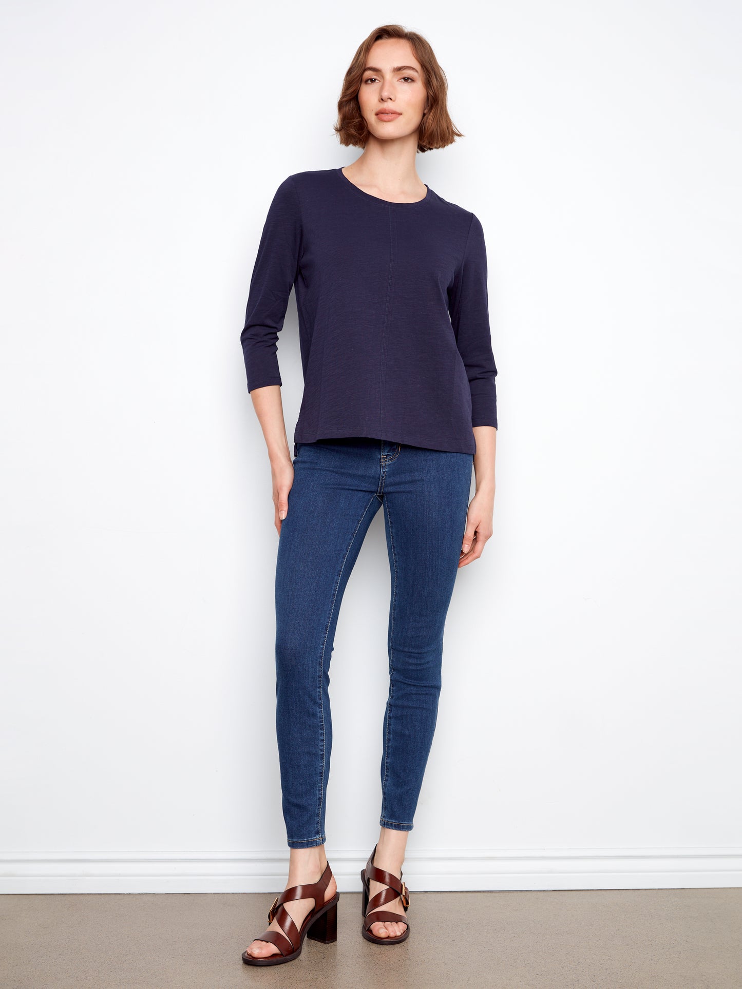 CB 3/4 Slv Oganic Cotton Top