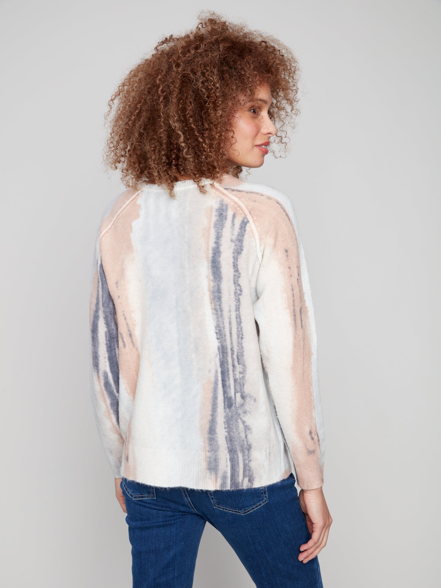 CB Printed Reversable Sweater