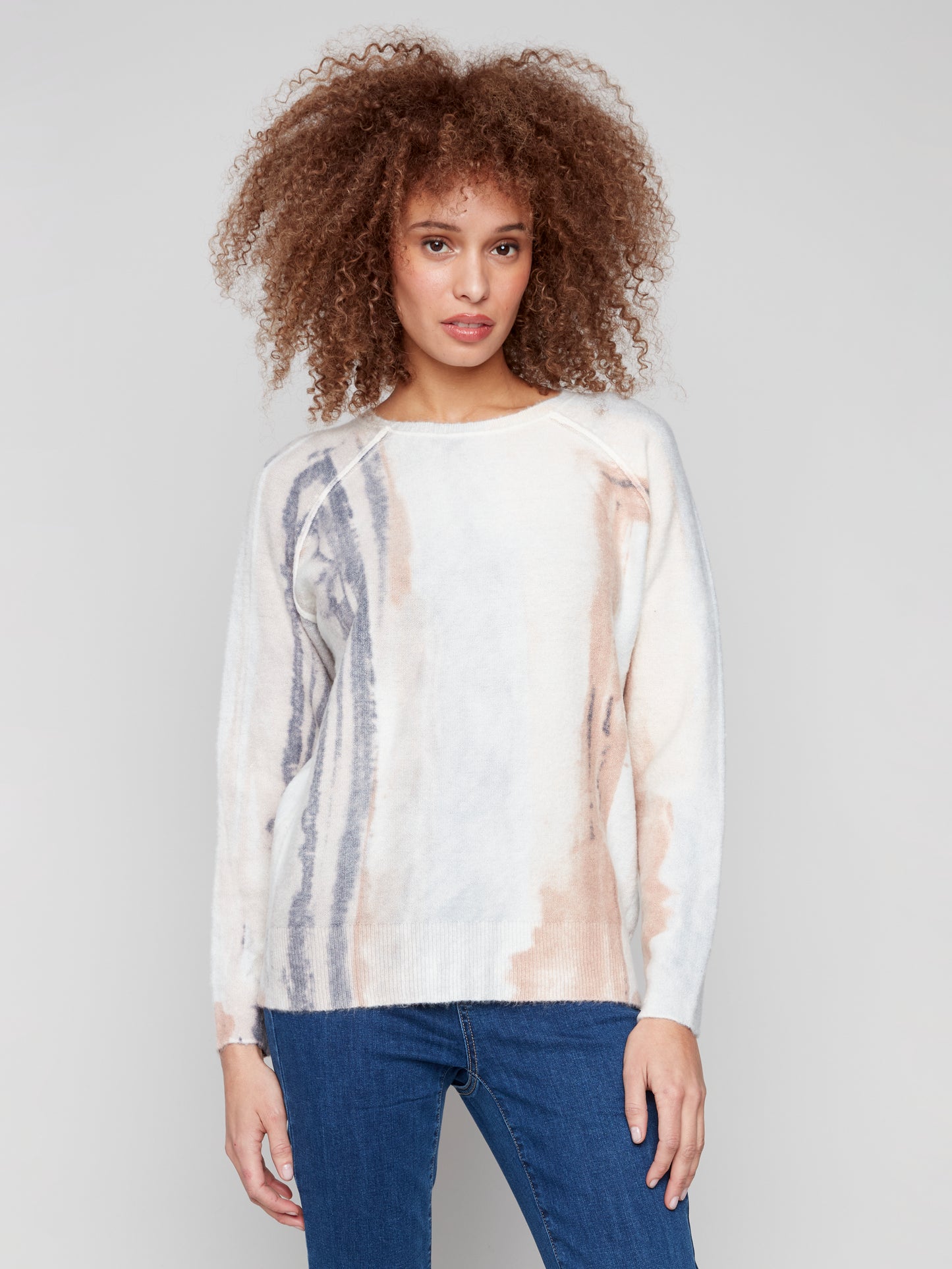 CB Printed Reversable Sweater