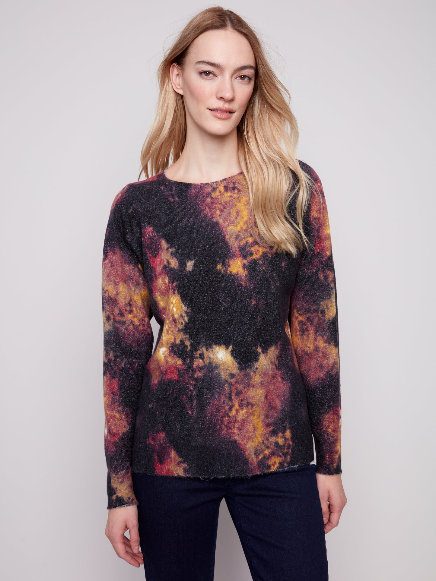 CB Printed Reversable Sweater
