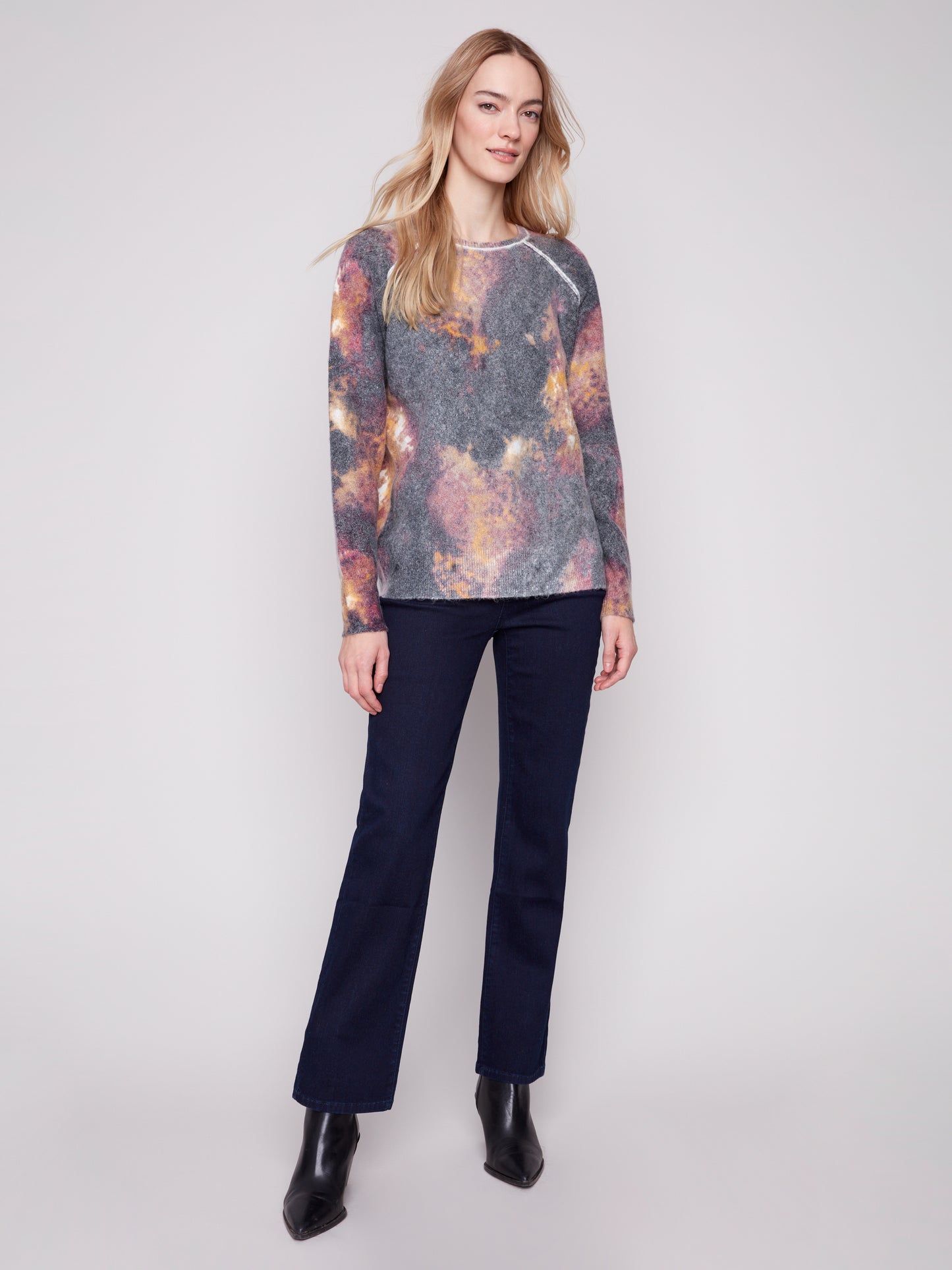 CB Printed Reversable Sweater
