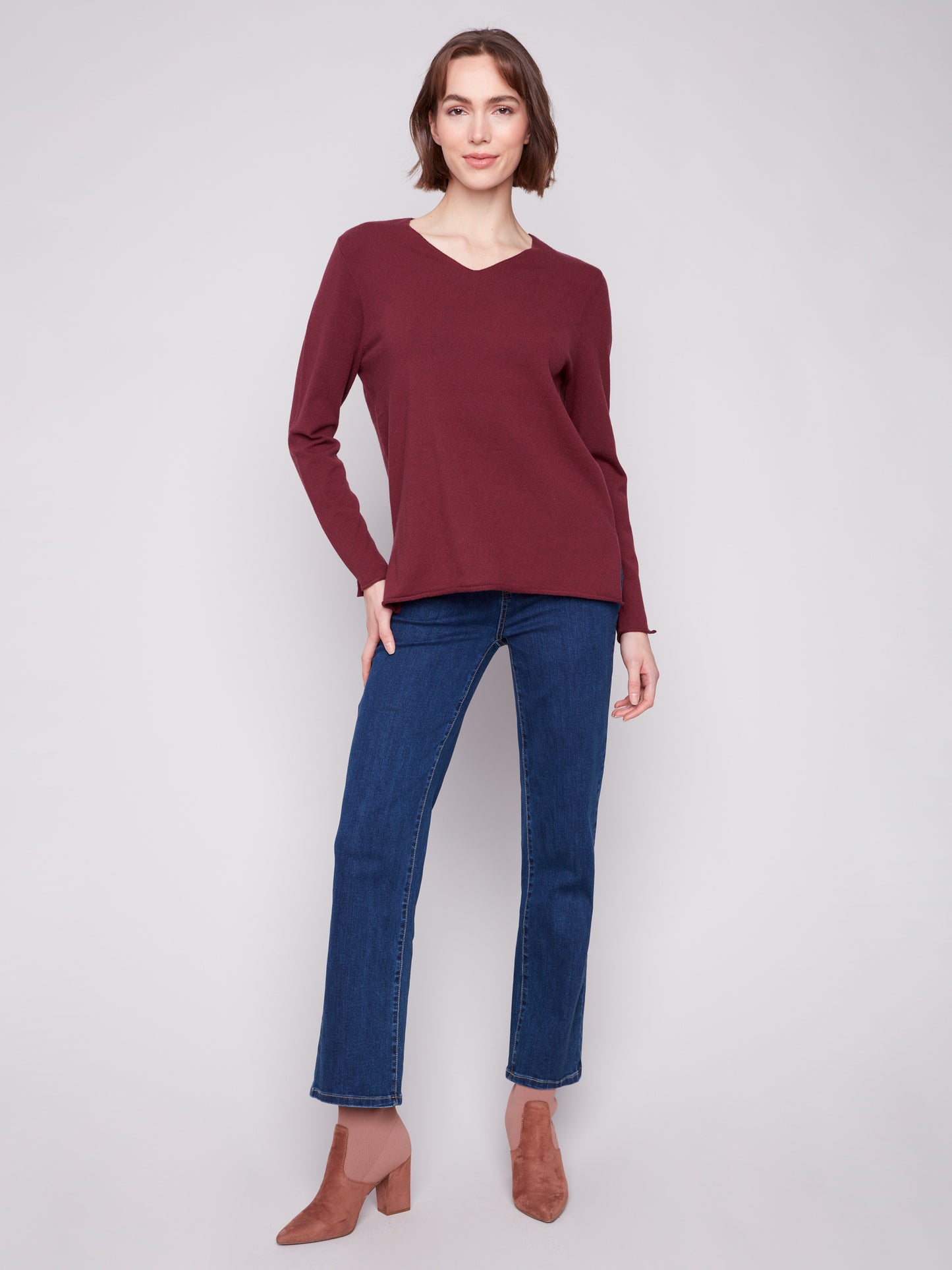 CB V-Neck Sweater