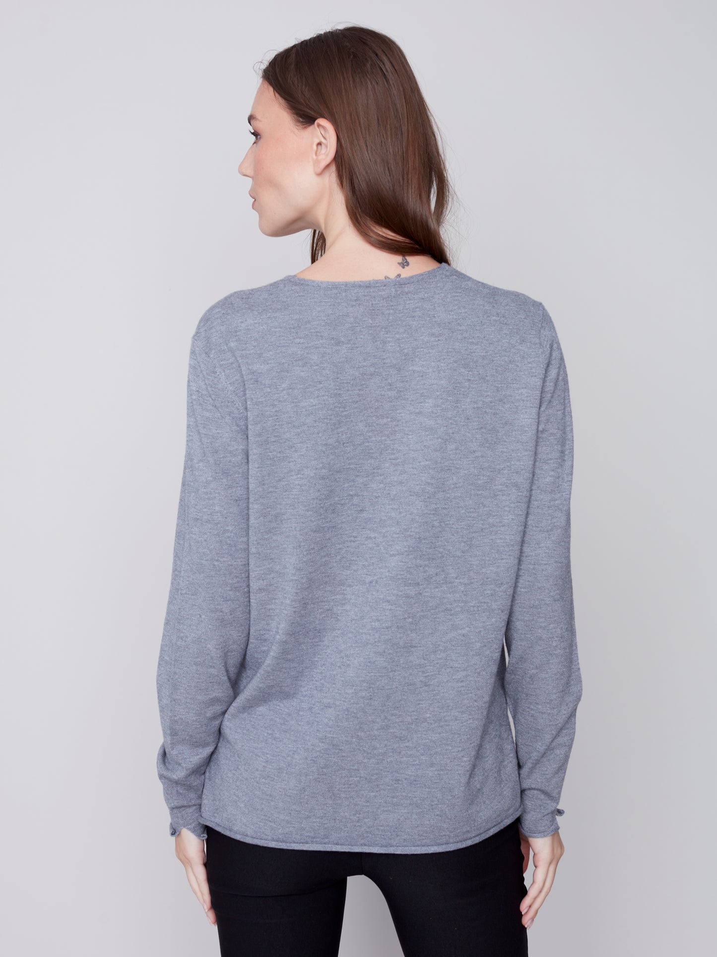 CB V-Neck Basic Sweater