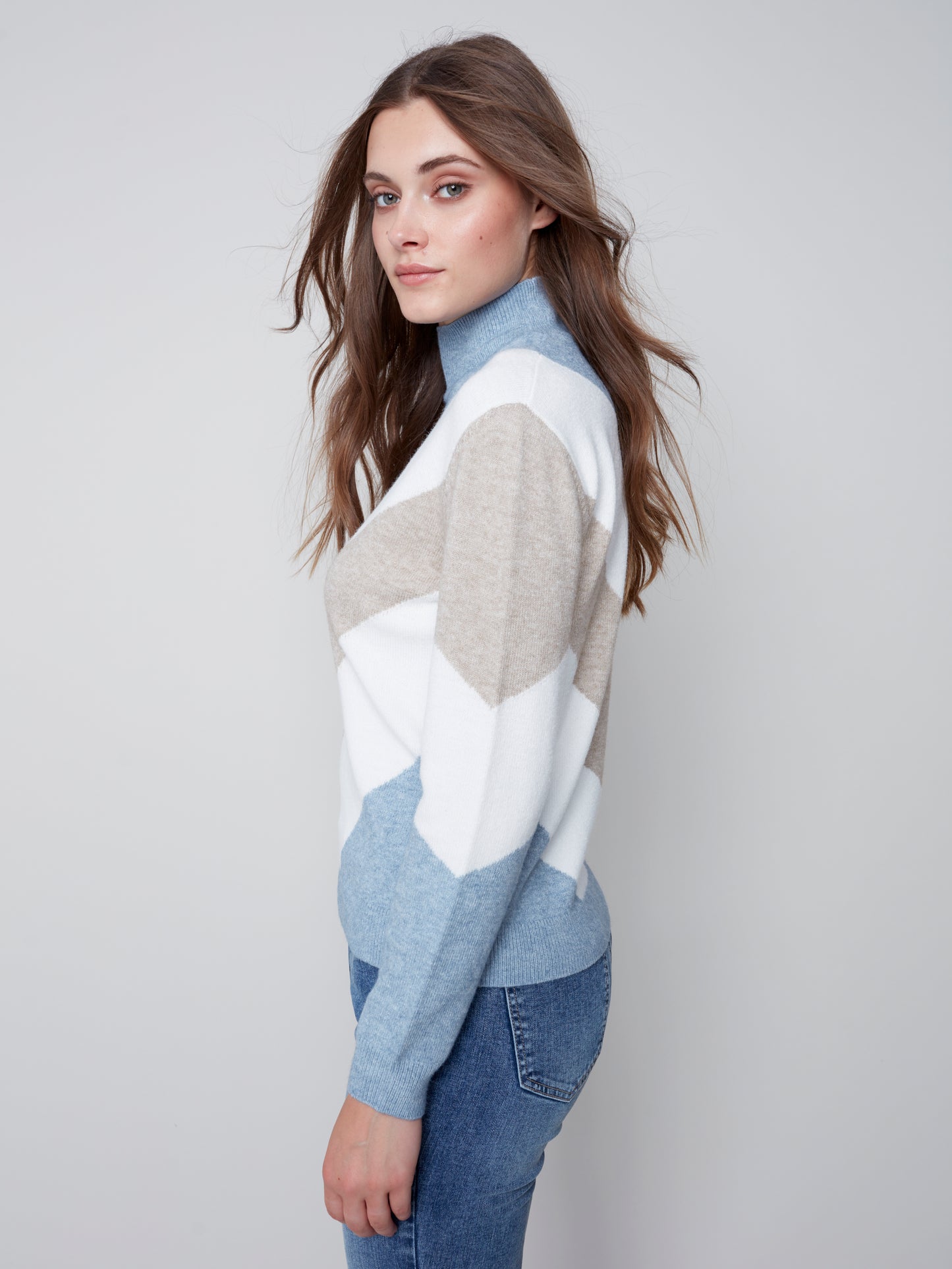 CB Chevron Stripes Sweater