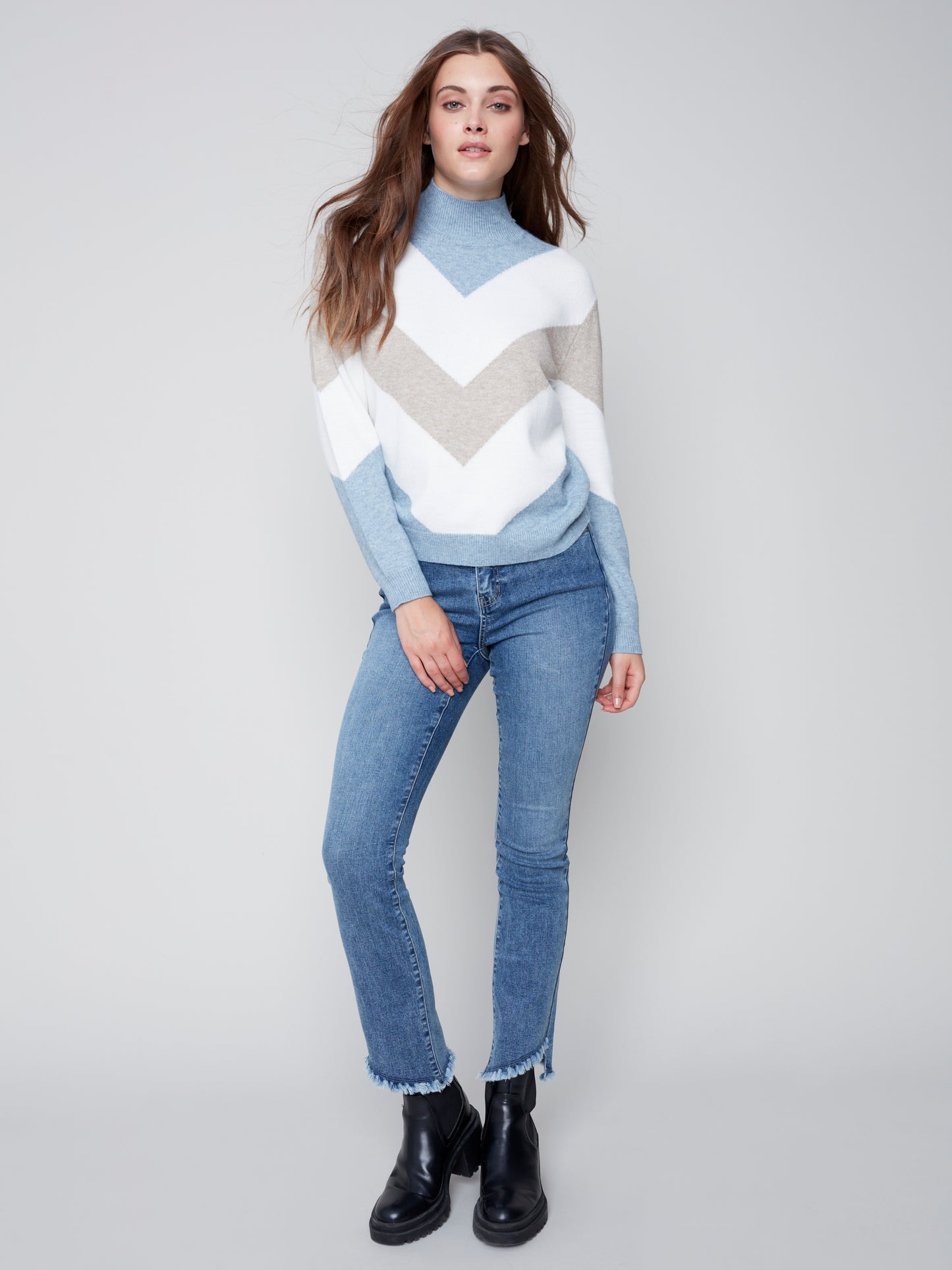 CB Chevron Stripes Sweater
