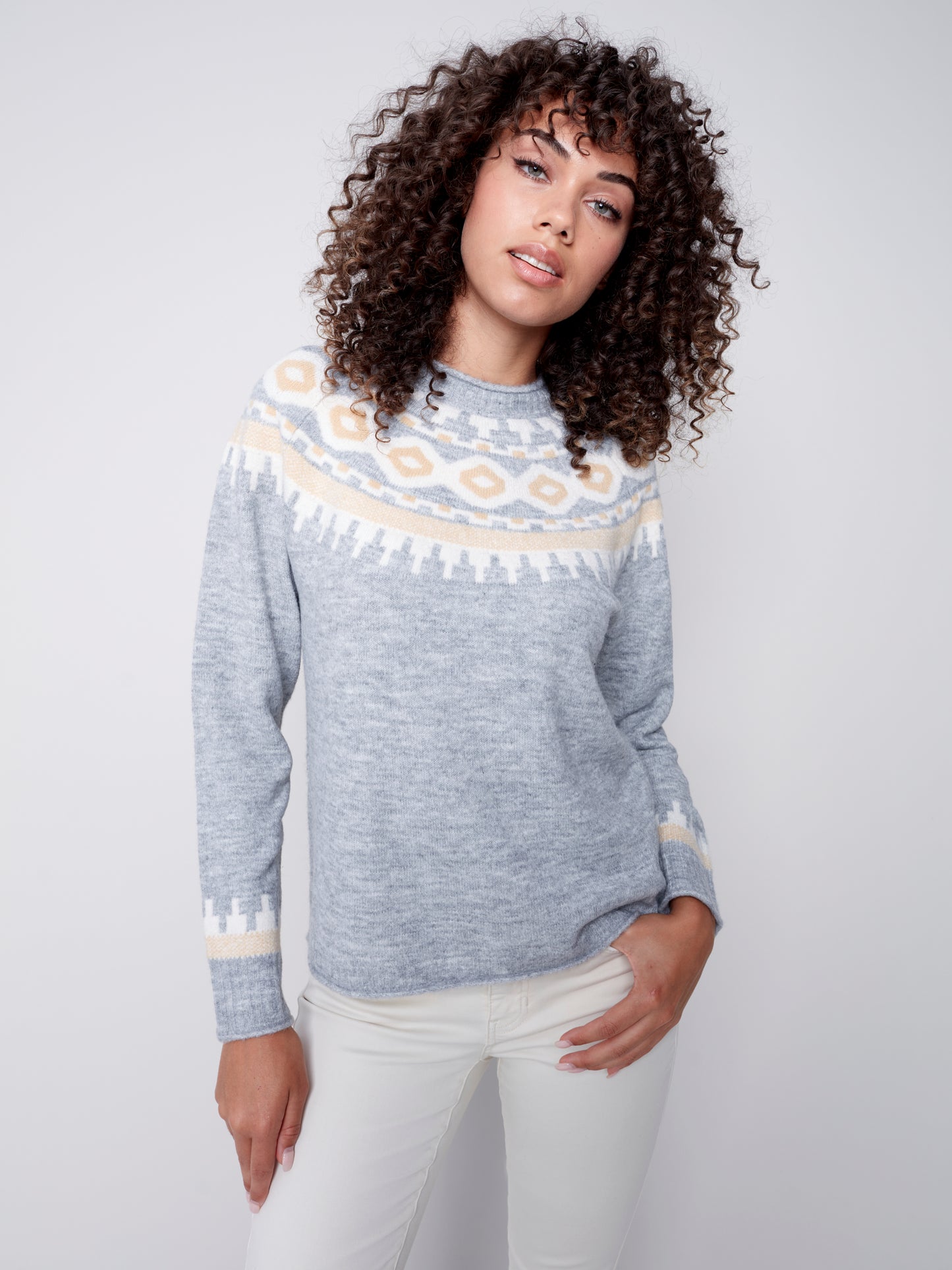 CB Jacquard Knit Sweater