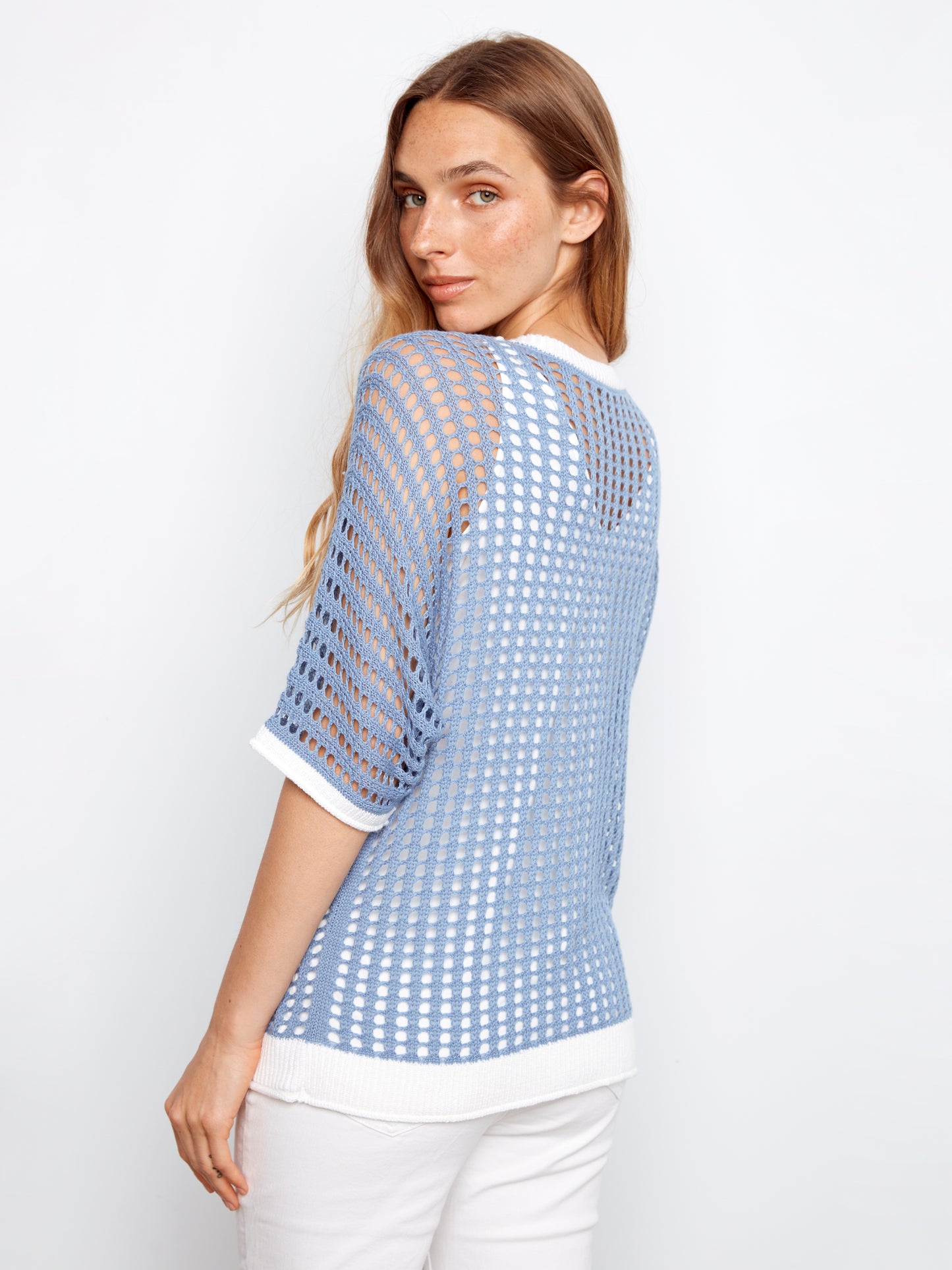 CB Fishnet Dolman Slv