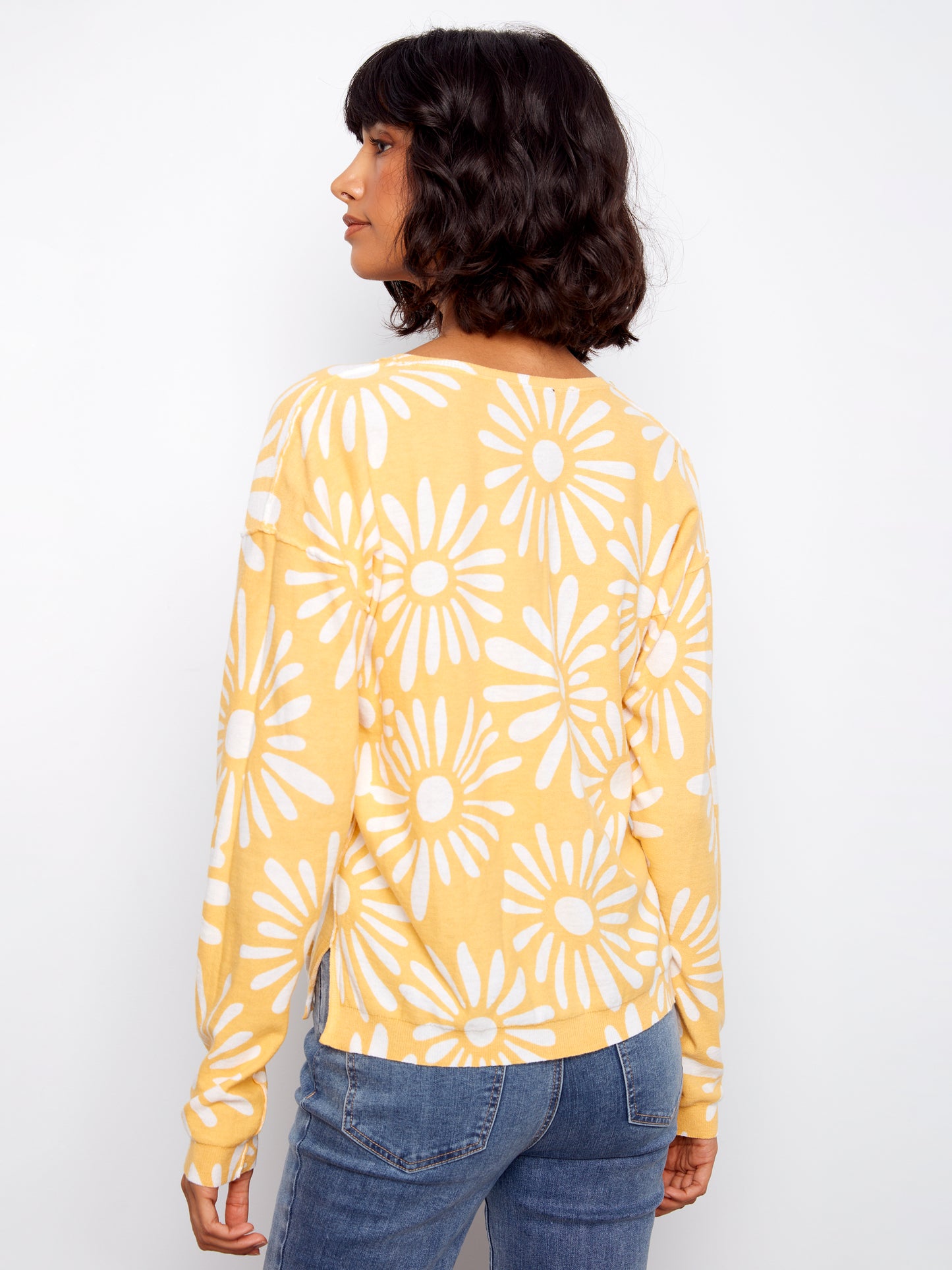 CB Reversable V-Neck Sweater