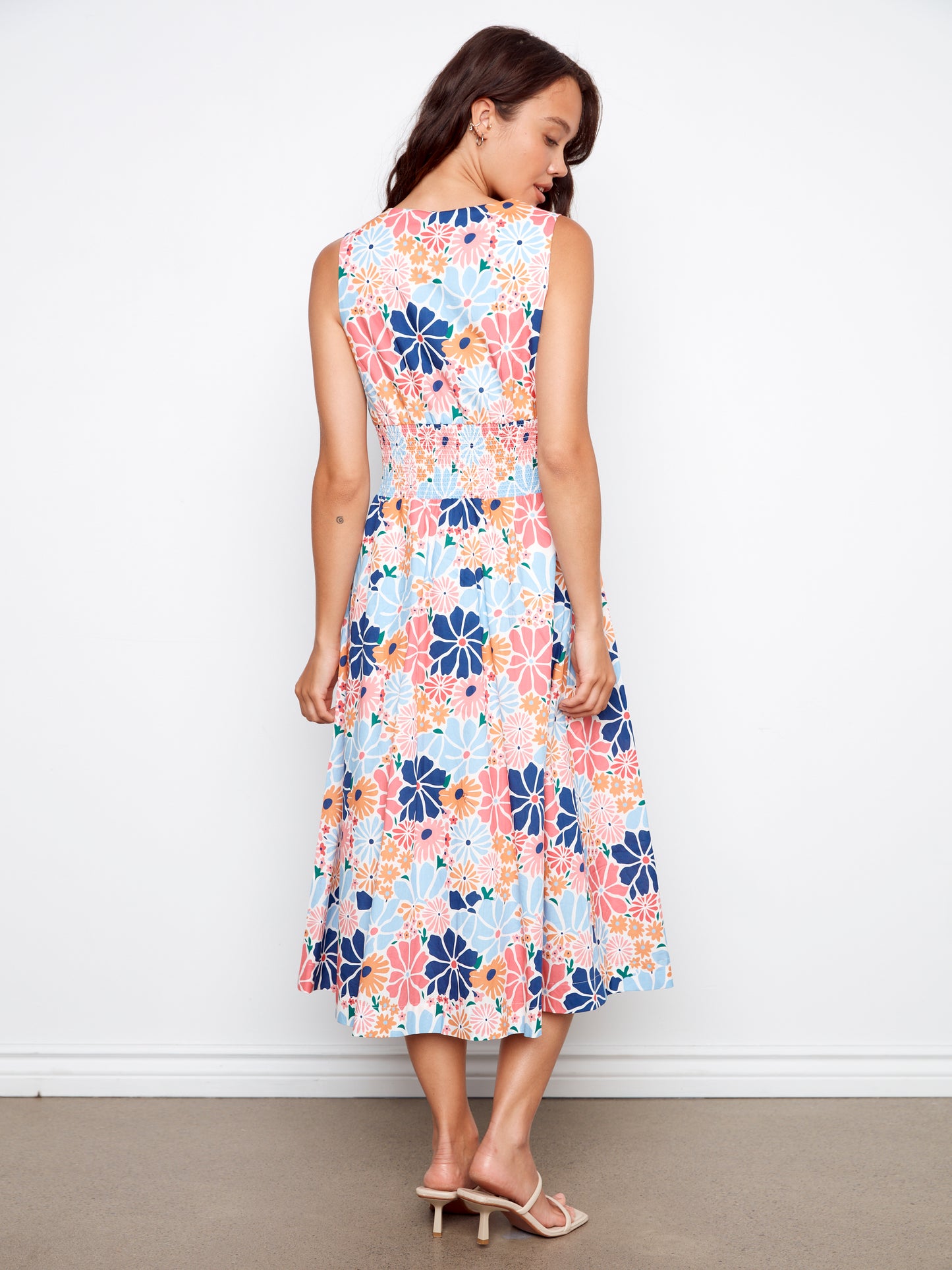 CB Cotton Voile Front Zip Dress