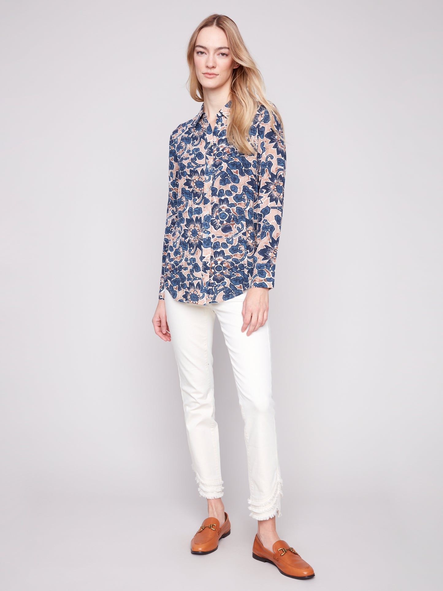CB Long Slv Button Down Shirt