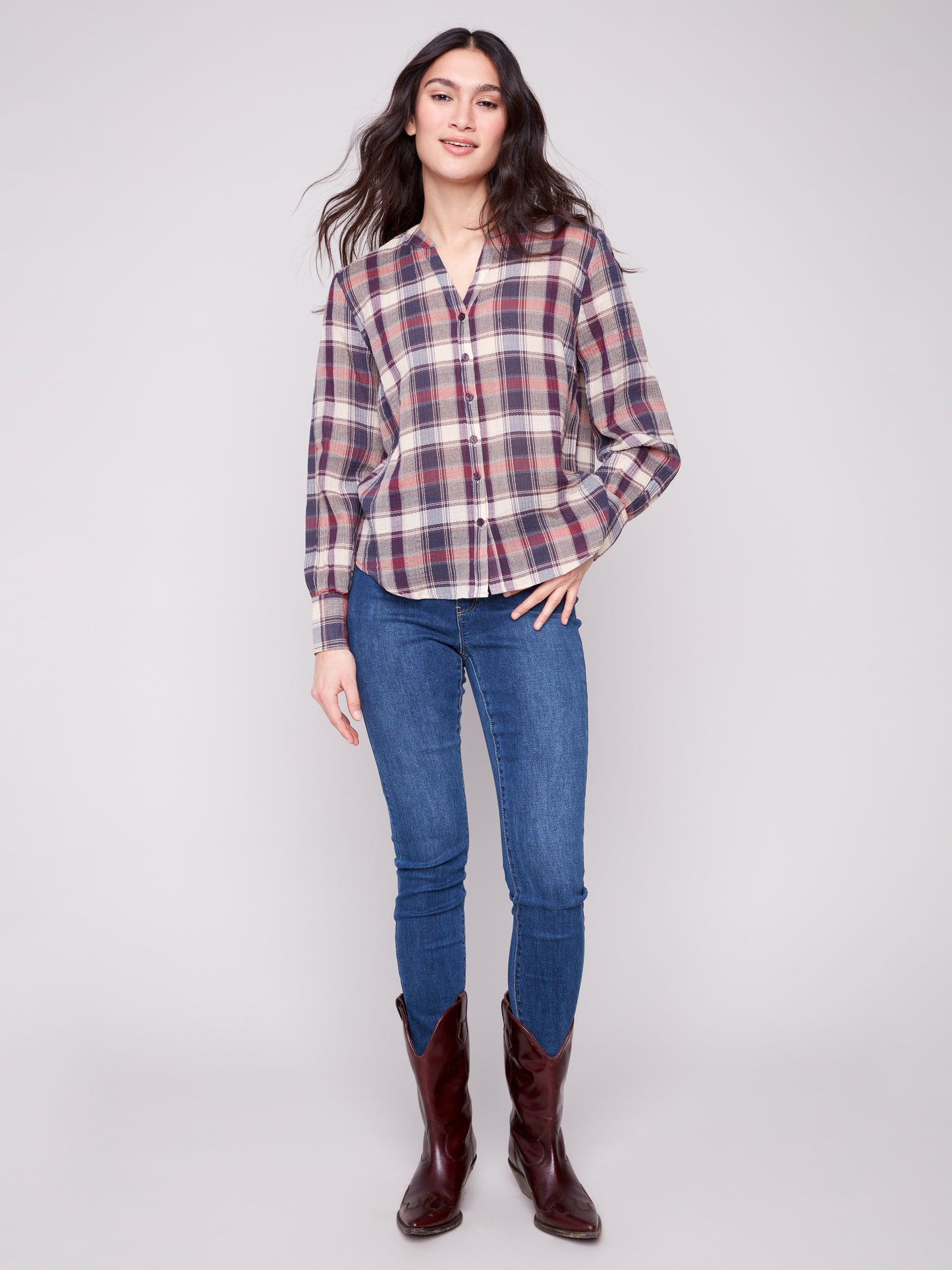 CB Bubble Plaid Shirt