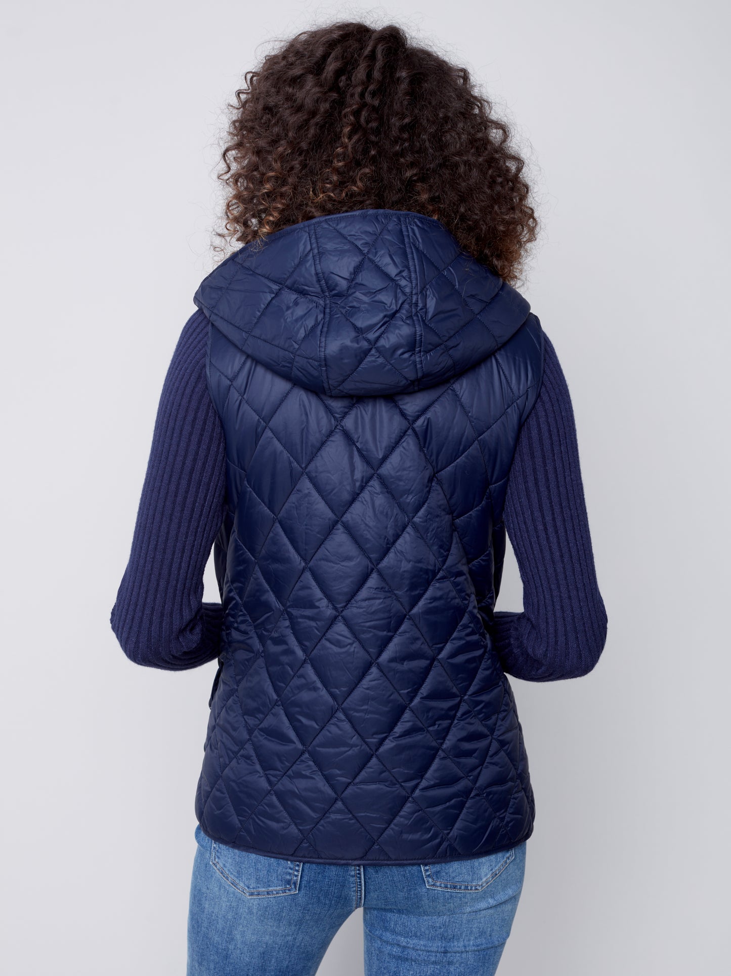 CB Hooded Quilted Vest