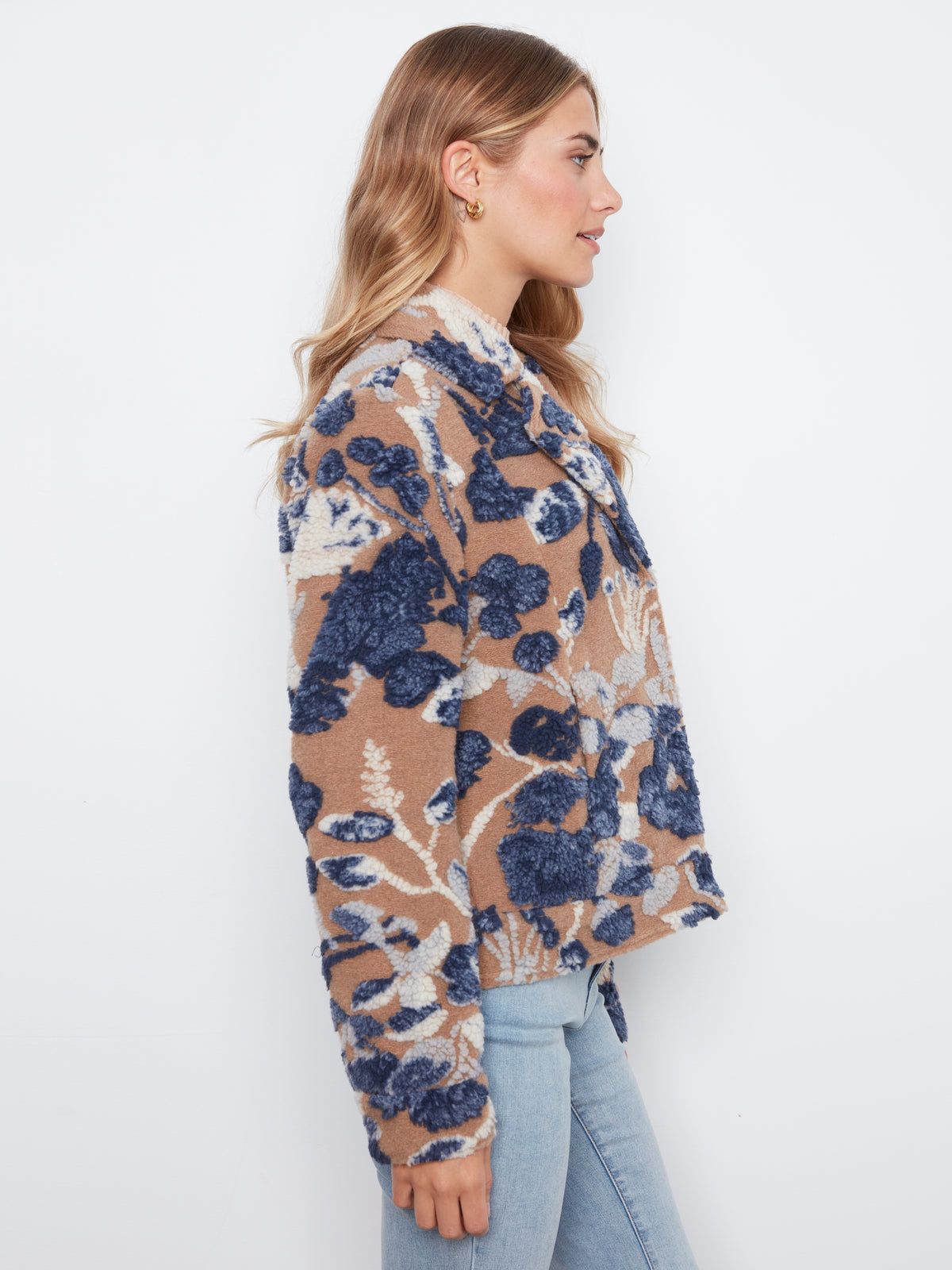 CB Sherpa Flocked Short Coat