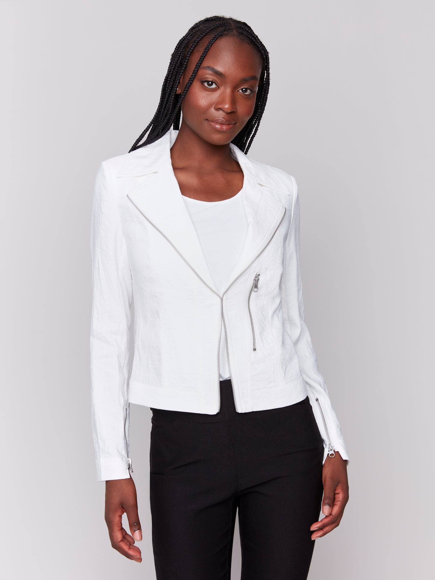 CB Long Sleave Biker Jacket