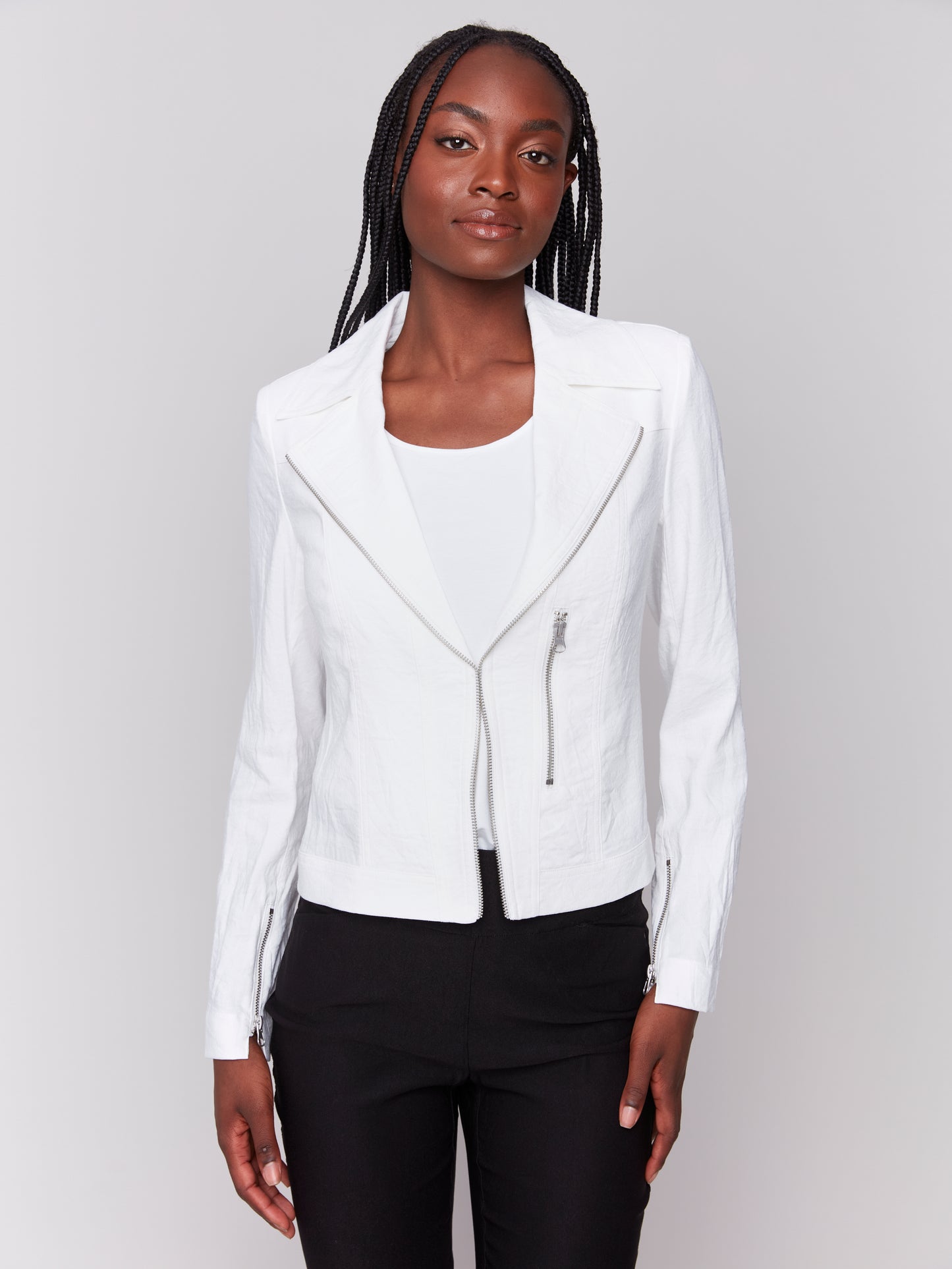 CB Long Sleave Biker Jacket