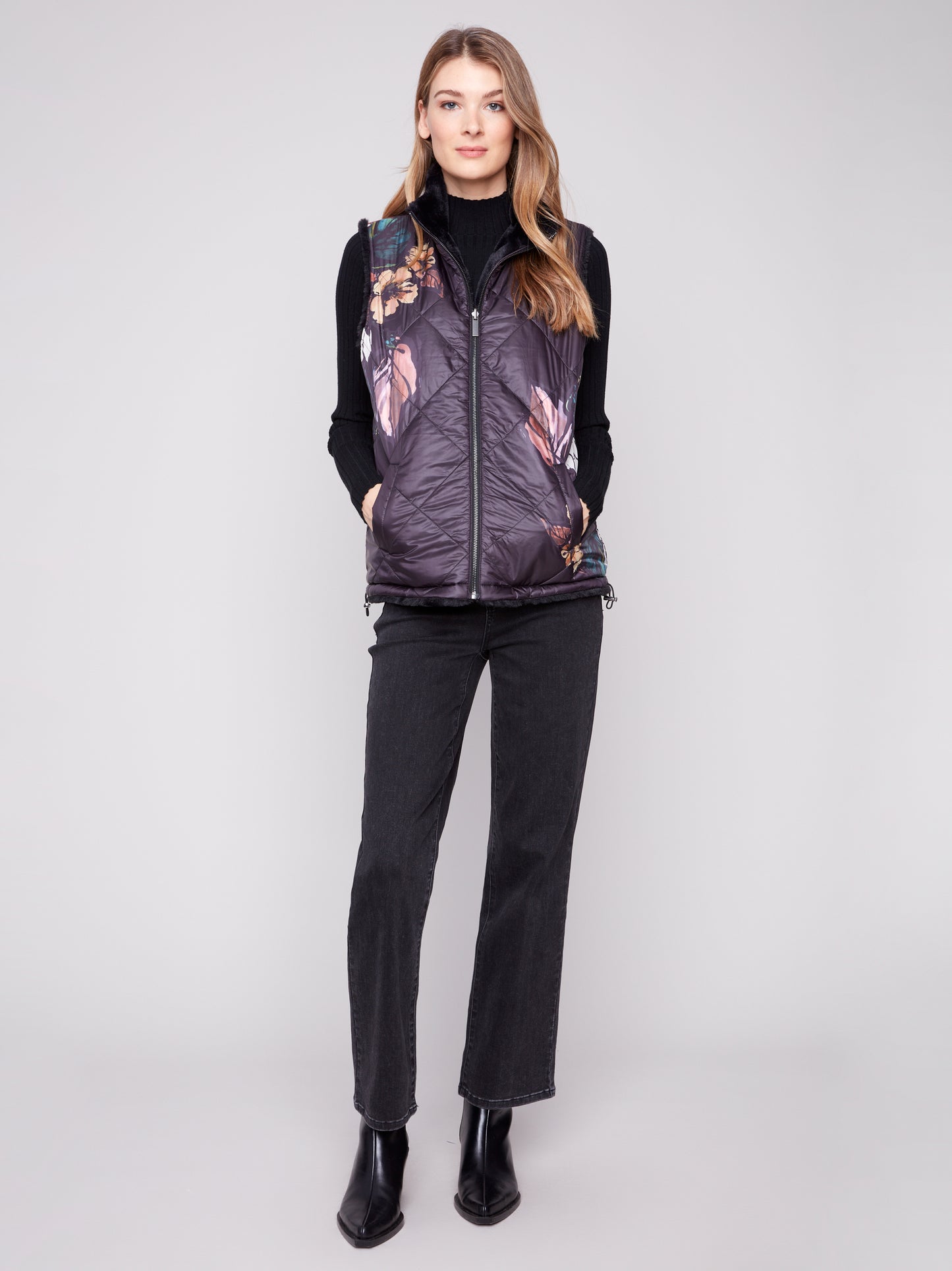 CB Reversable Quilted Vest