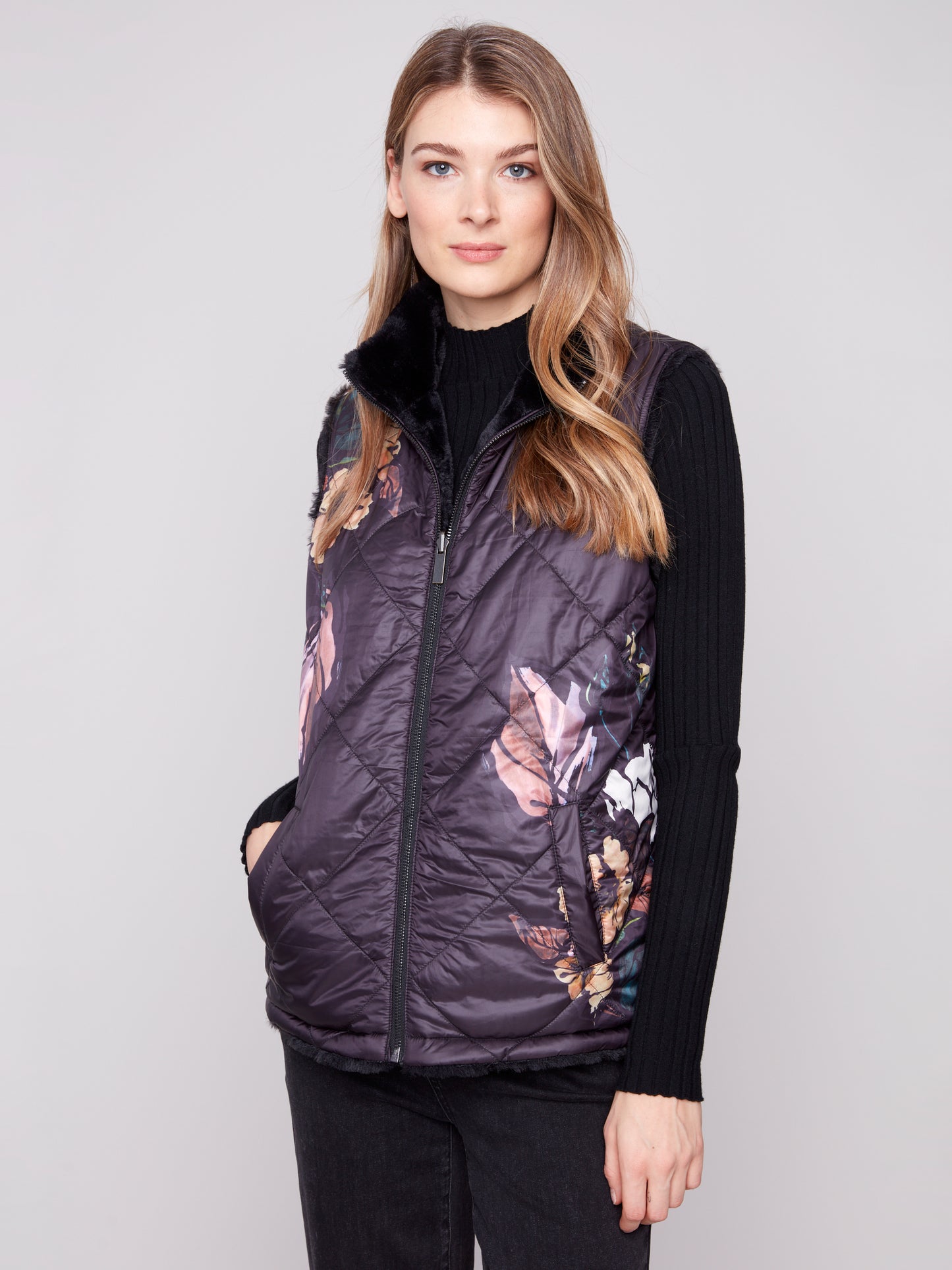CB Reversable Quilted Vest