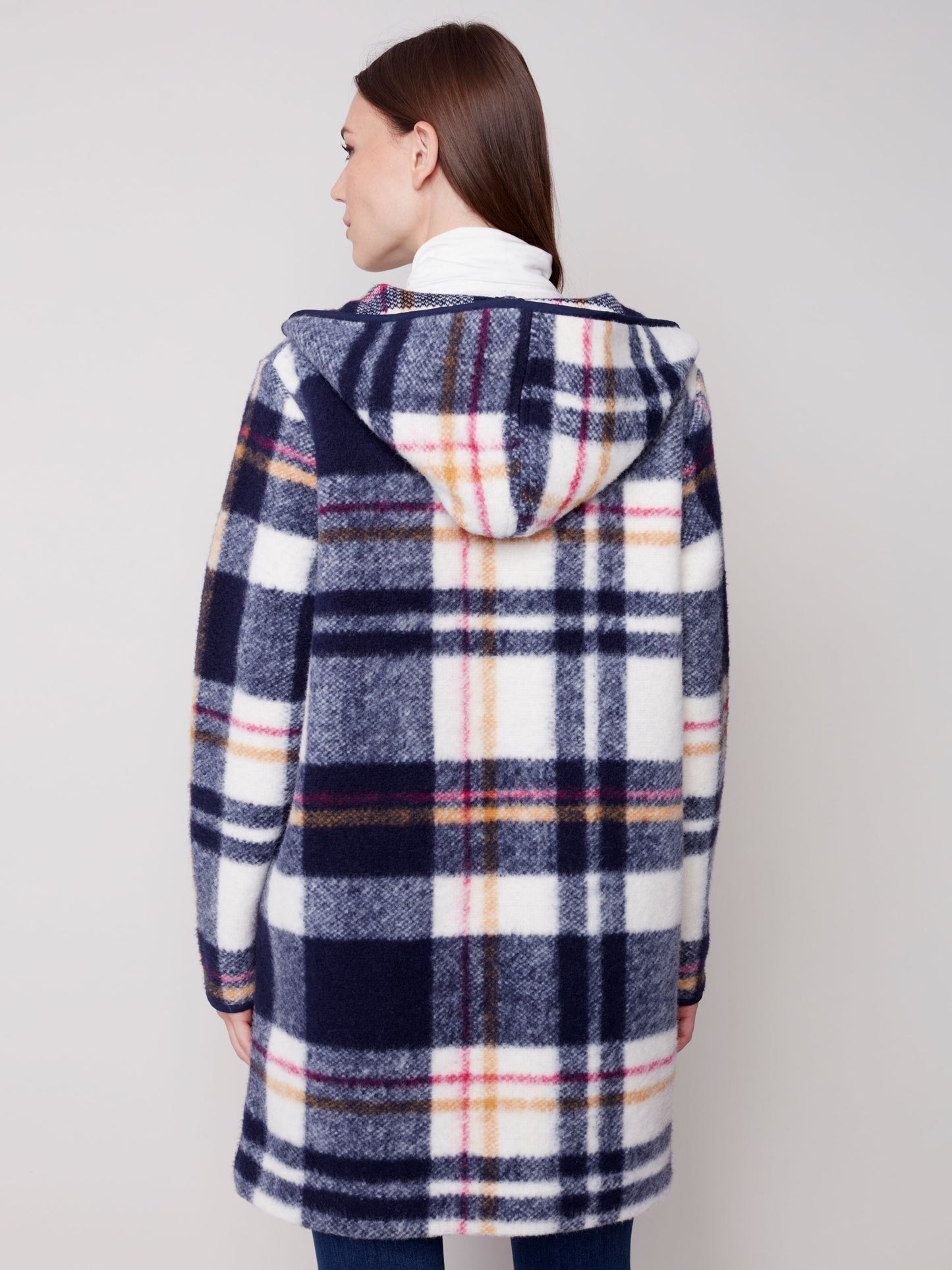 CB Hooded Boiled Wool Jacket