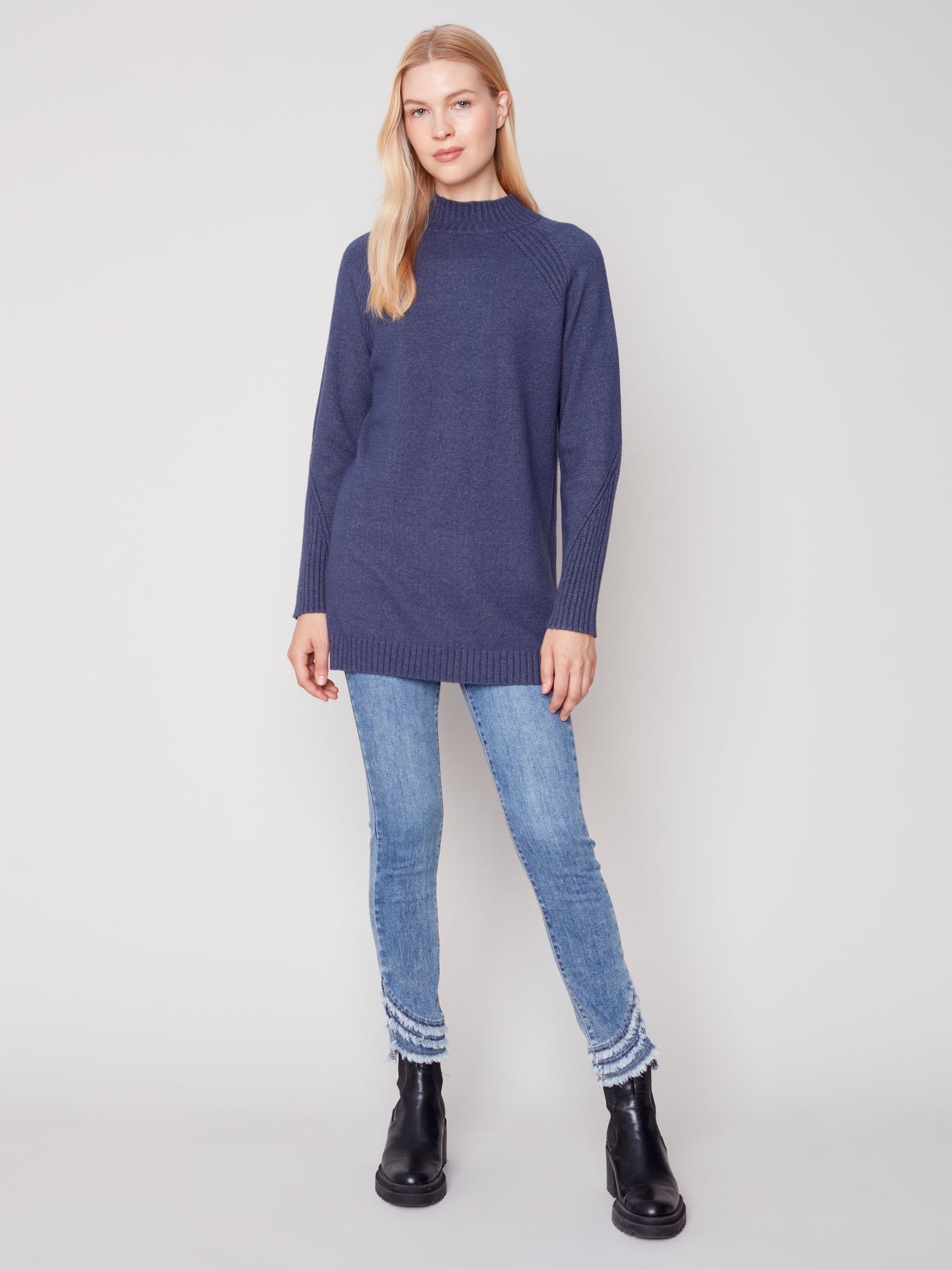 CB Mockneck Tunic Sweater