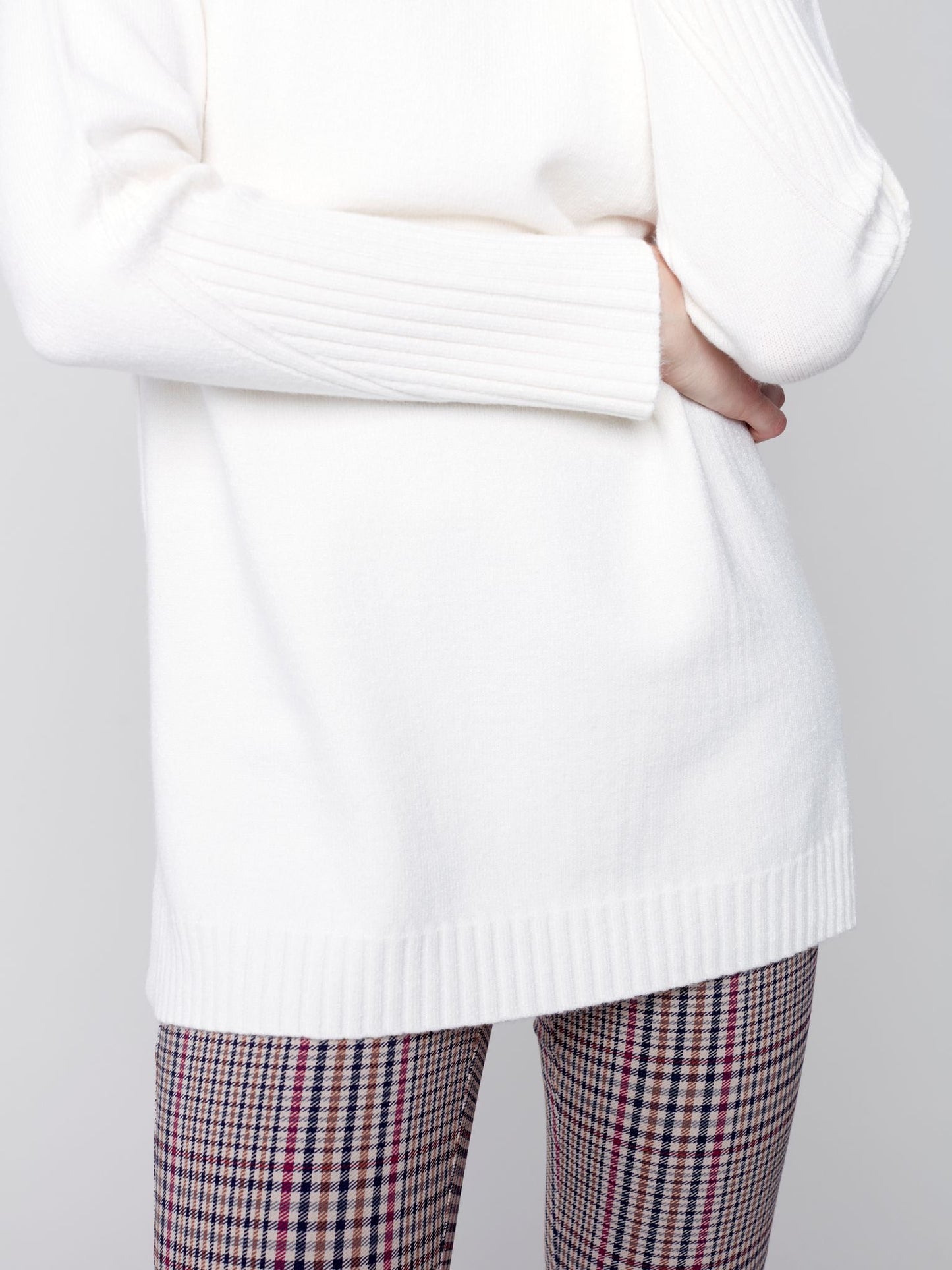 CB Mockneck Tunic Sweater