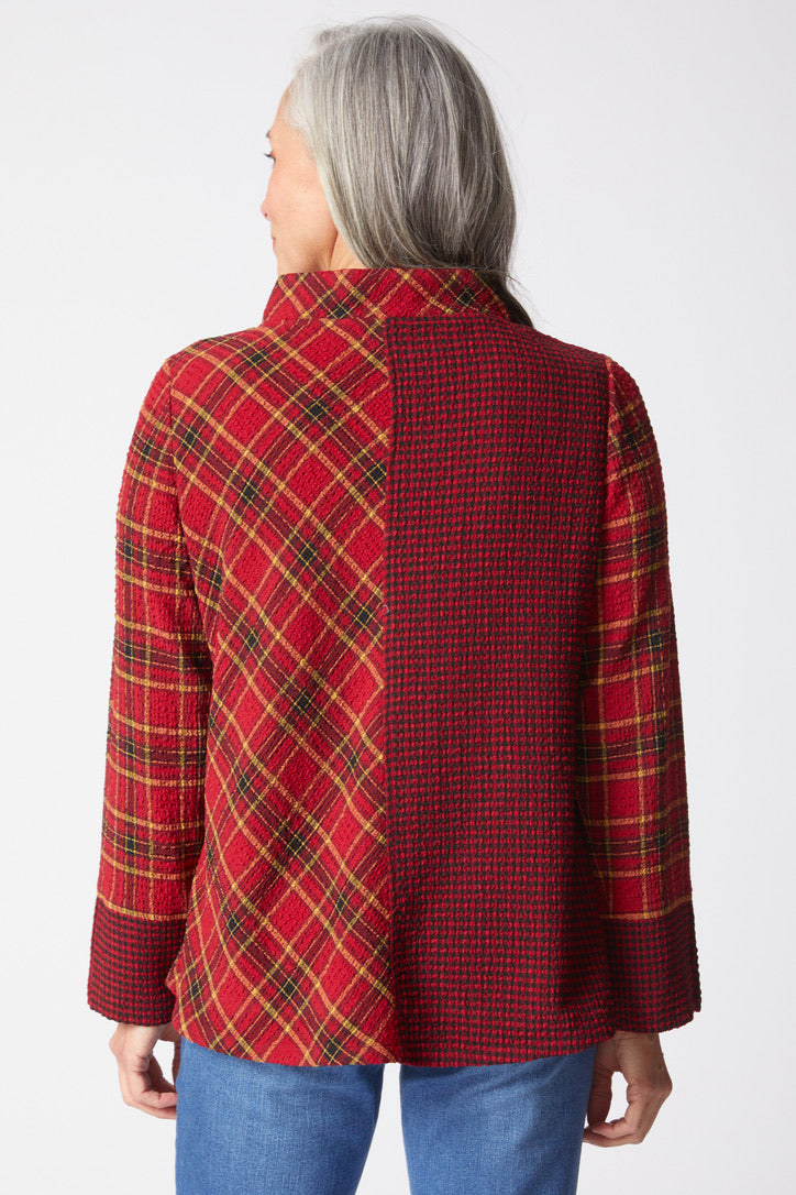 HC Asymmetrical Bttn Cuff Top