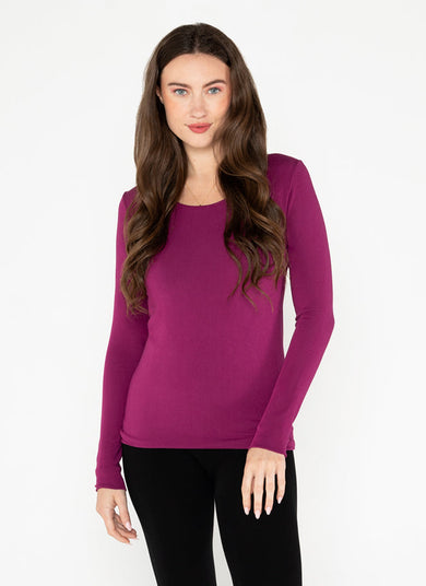 CCT Bamboo scoop neck Long Sle