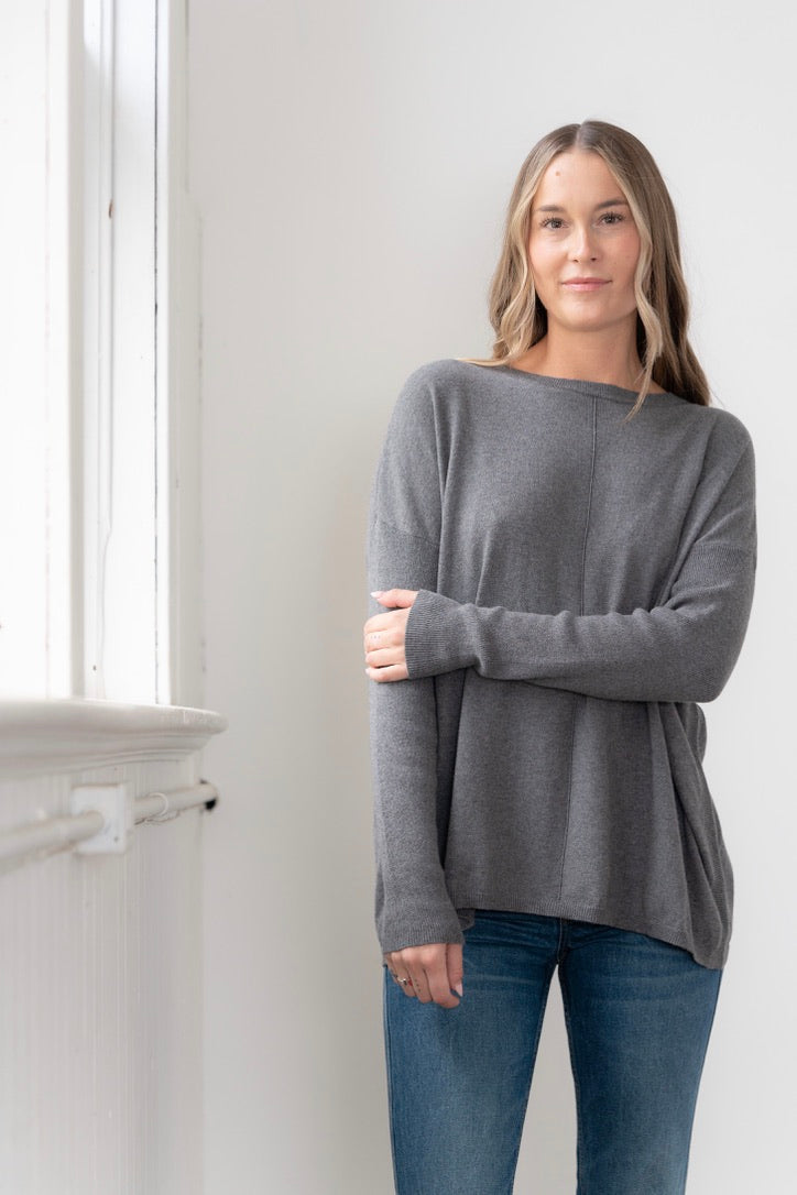 EV Dolman Crew Cashmer Blend