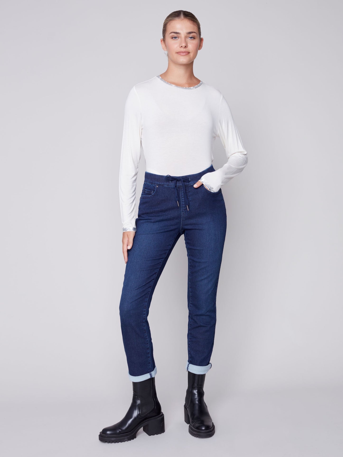 CB Knit Denim Jogger