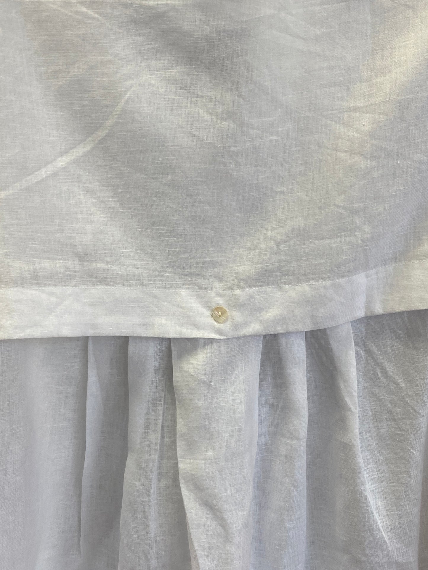 APNY Linen Bttn Fnt/Pleat Back
