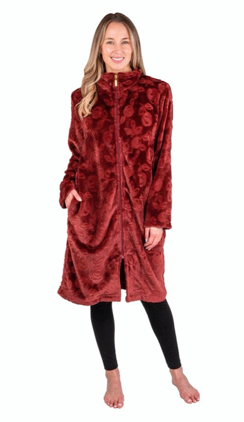 PTL Embossed Velour 40" Robe